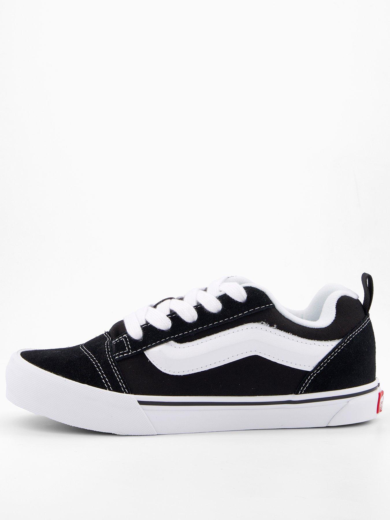Vans Junior Knu Skool Trainers -  Black/White