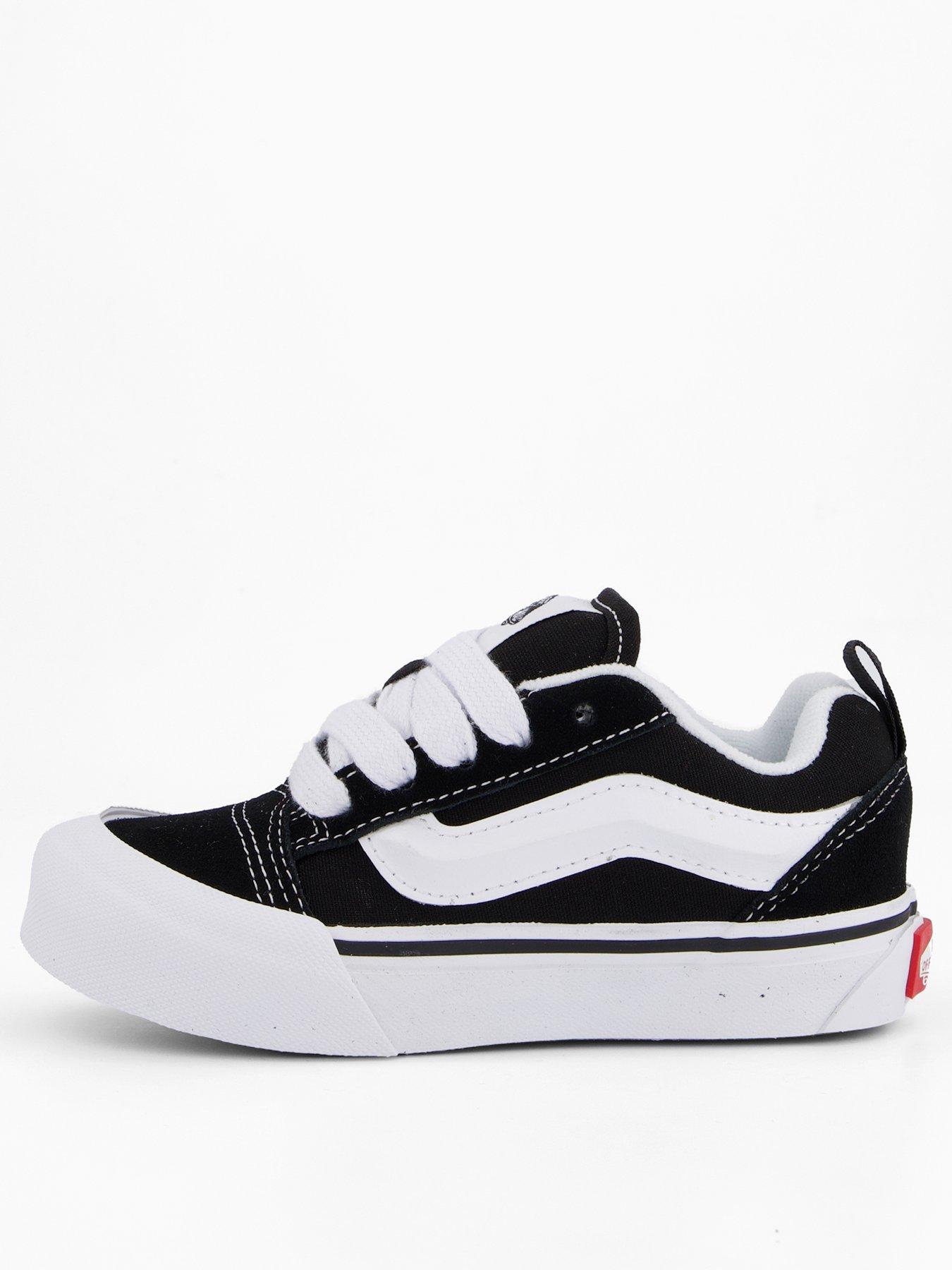 Image 1 of 6 of Vans Kids Knu Skool Trainers - Black
