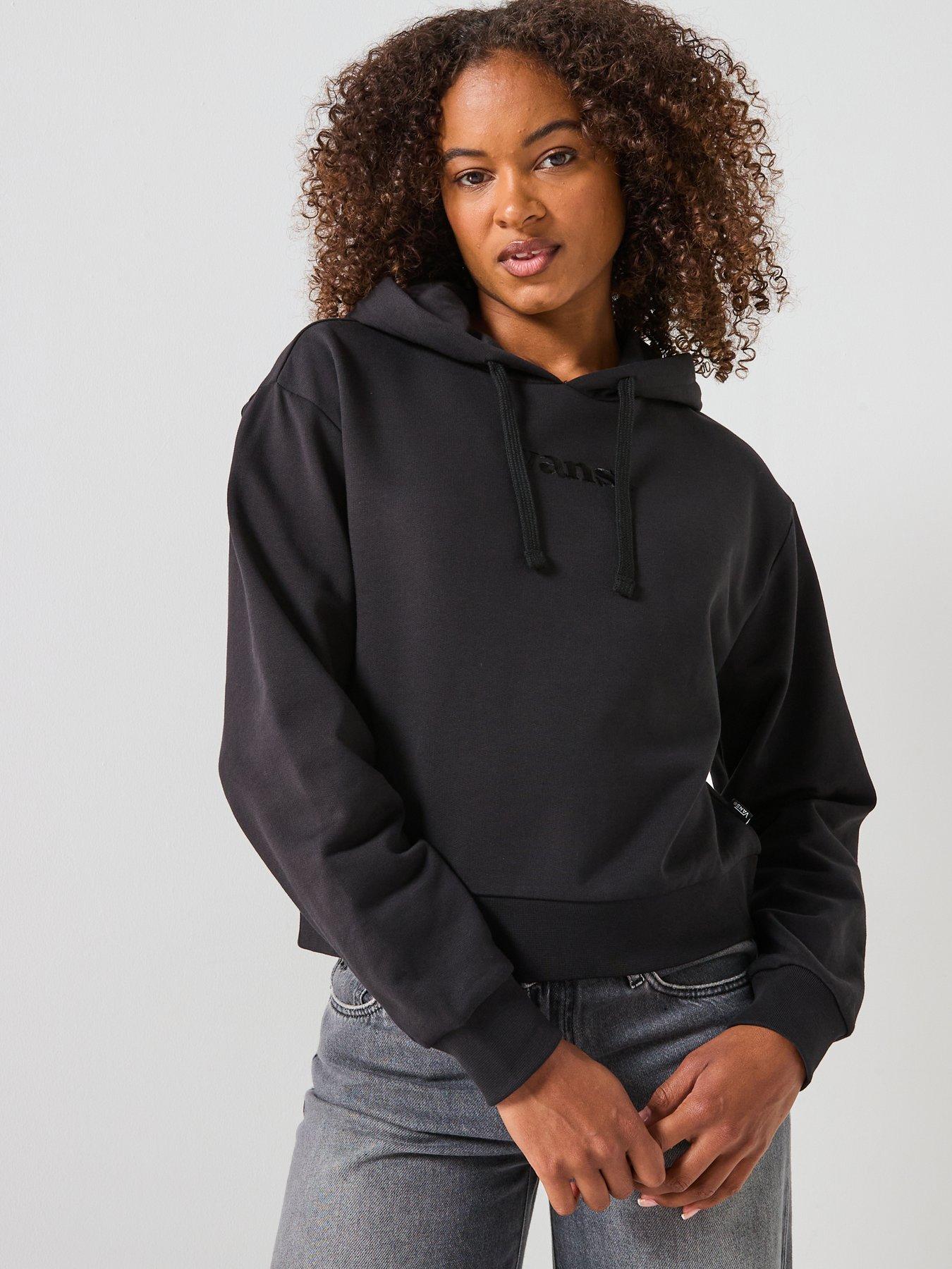 Vans Womens Essential French Terry Relaxed Hoodie - Black