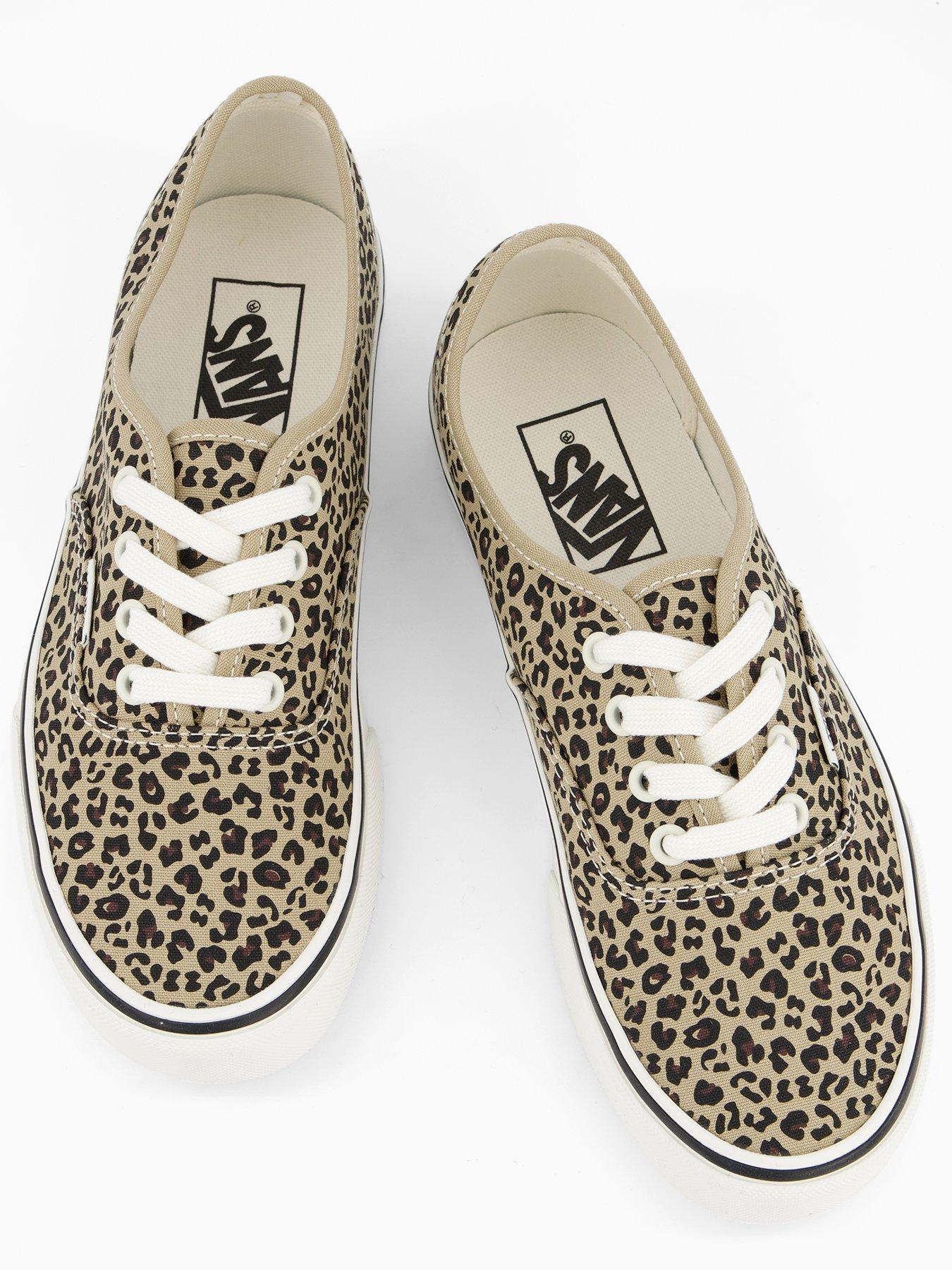 Image 3 of 7 of Vans Womens Authentic Trainers - Leopard Print