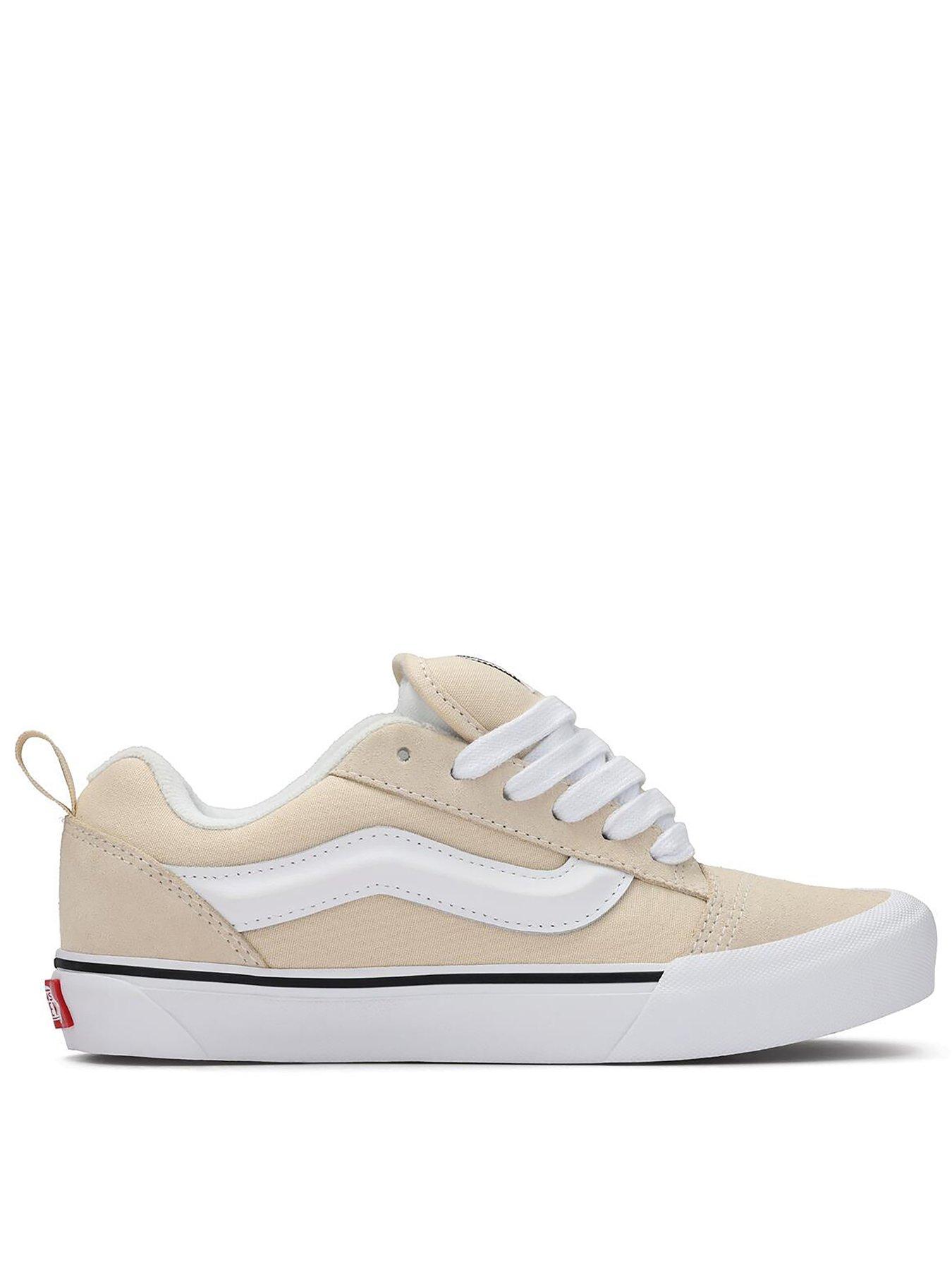 Vans Womens Knu Skool Trainers Beige Very