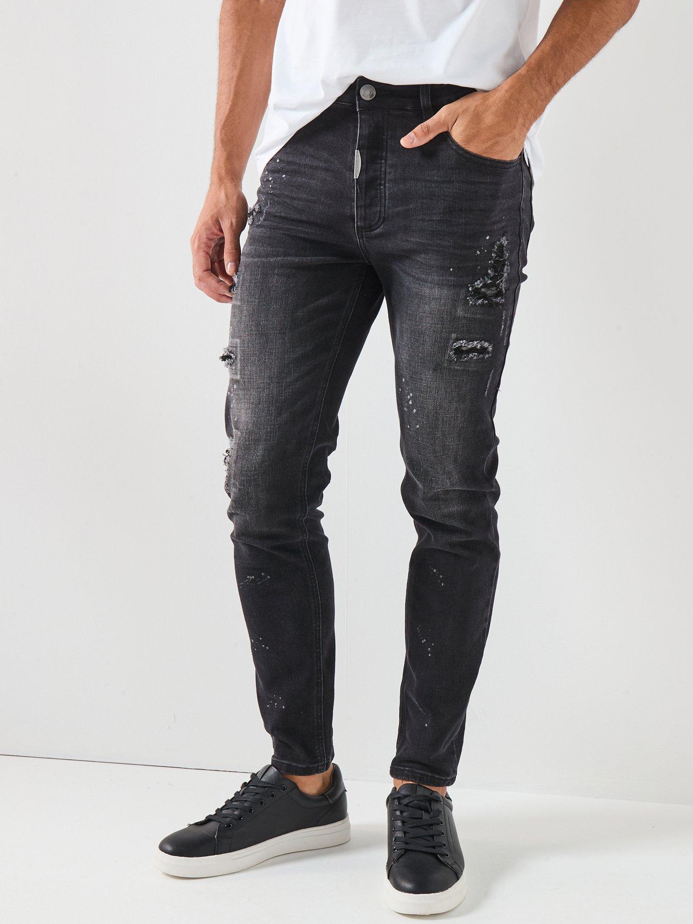 Alessandro Zavetti Apollo 005 Slim Fit Jeans - Black