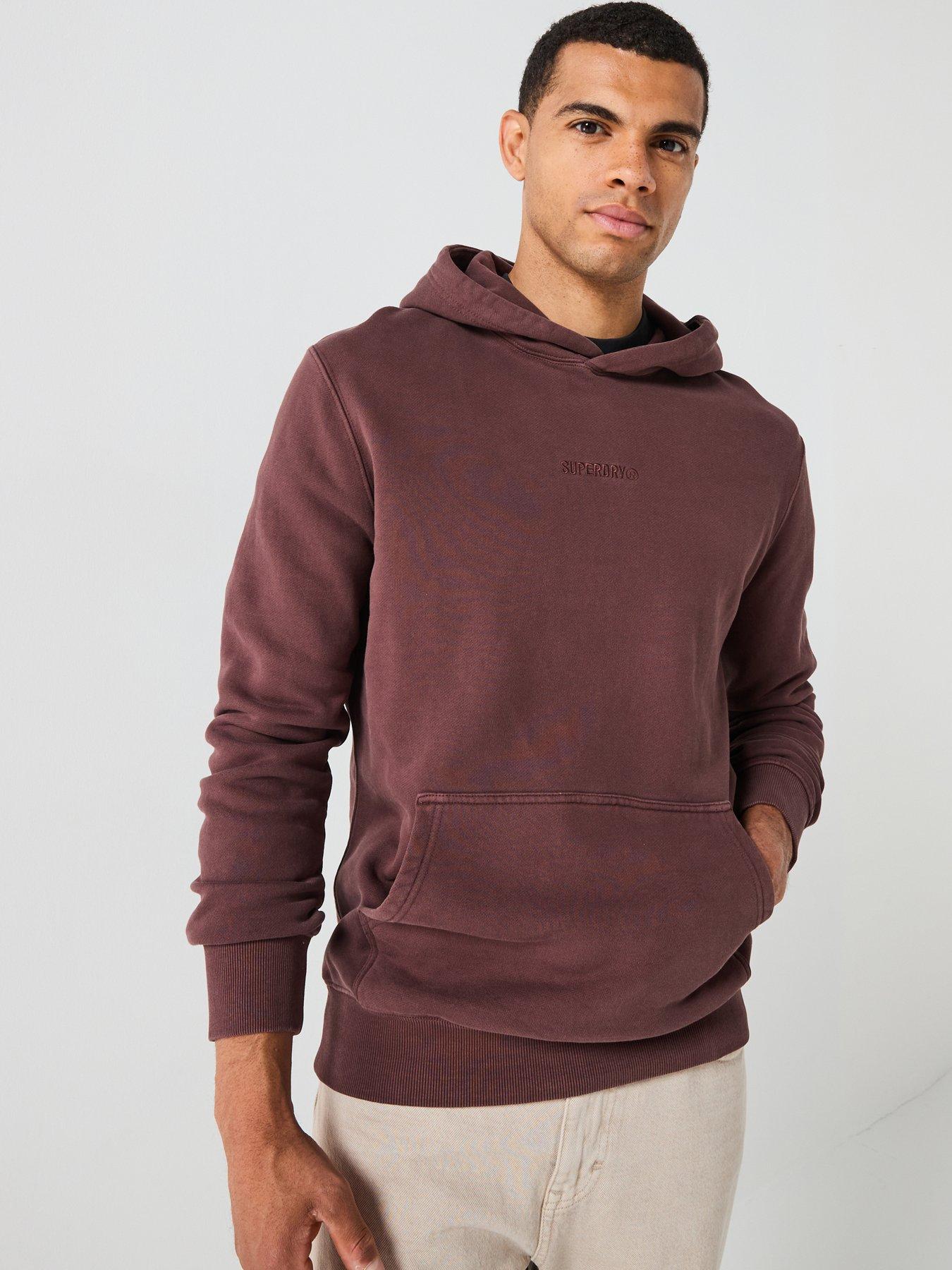 undefined Micro Logo Hoodie - Brown