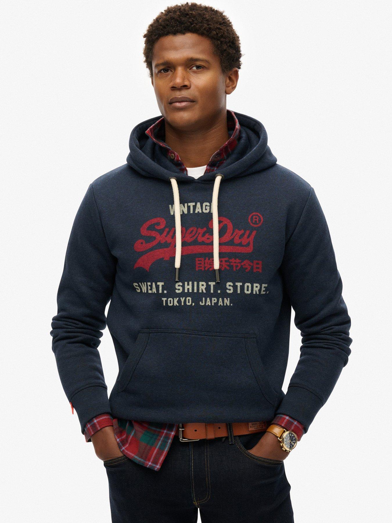 undefined Vintage Heritage Relaxed Hoodie - Navy