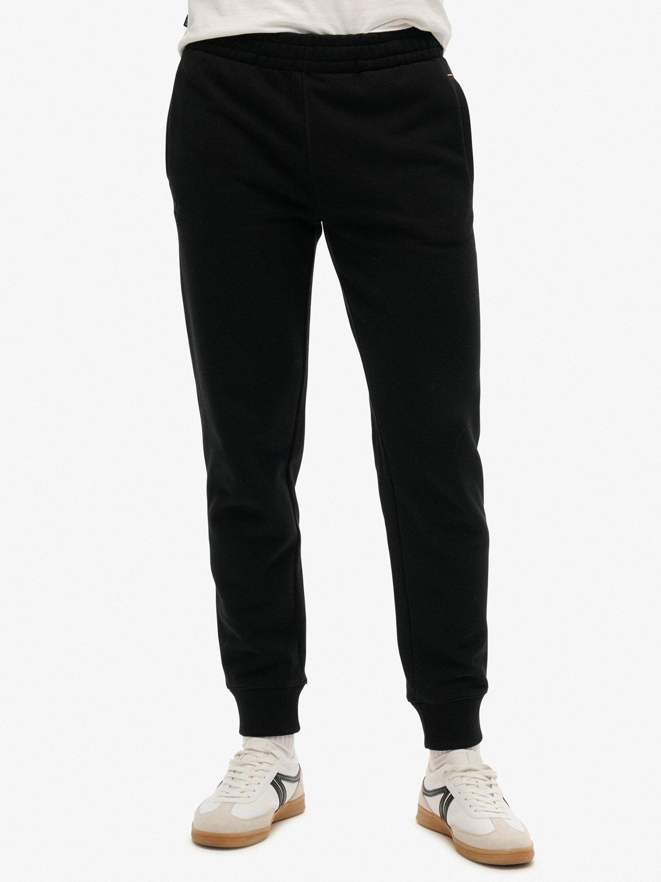 undefined Essential Logo Joggers - Black