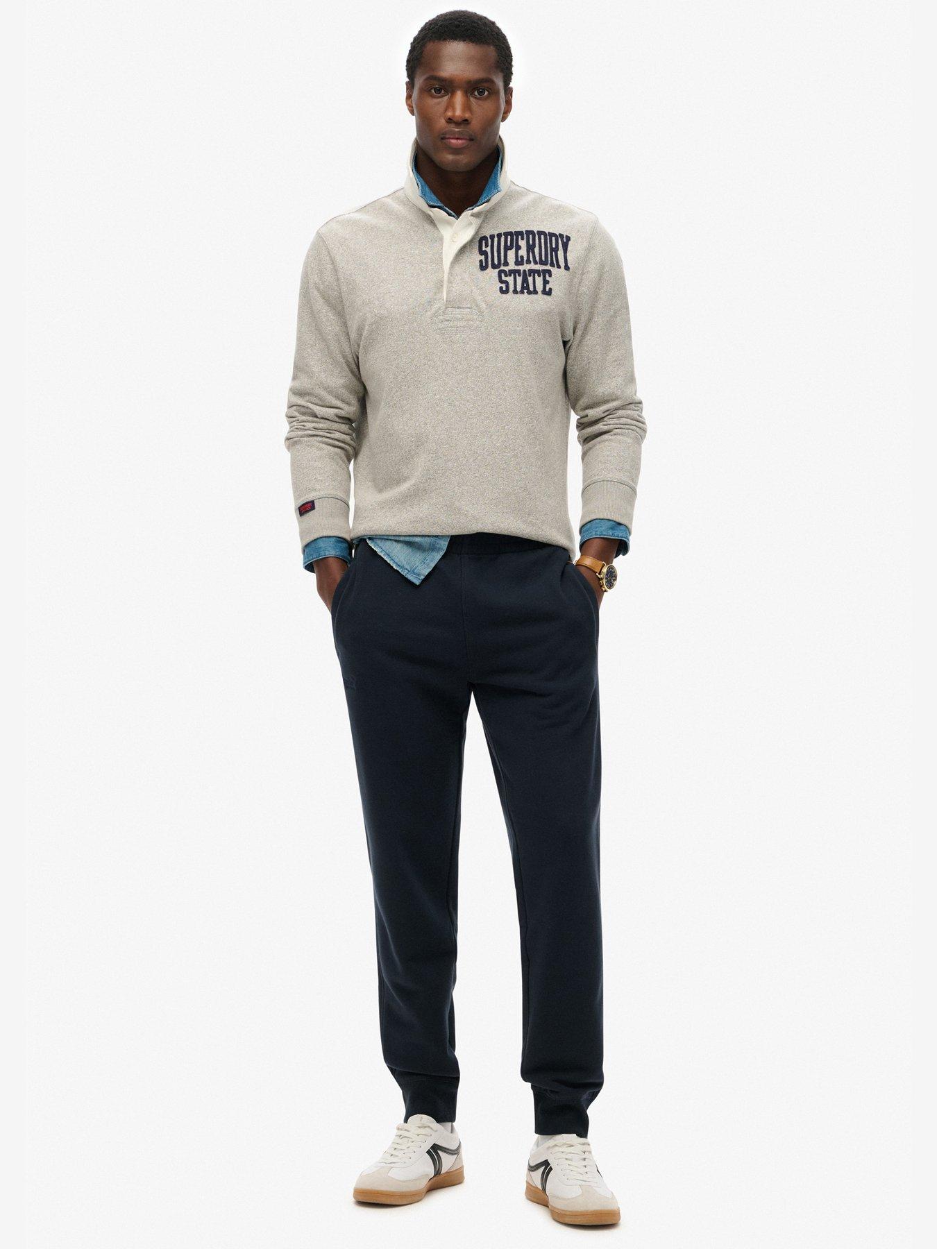 undefined Essential Logo Joggers - Navy
