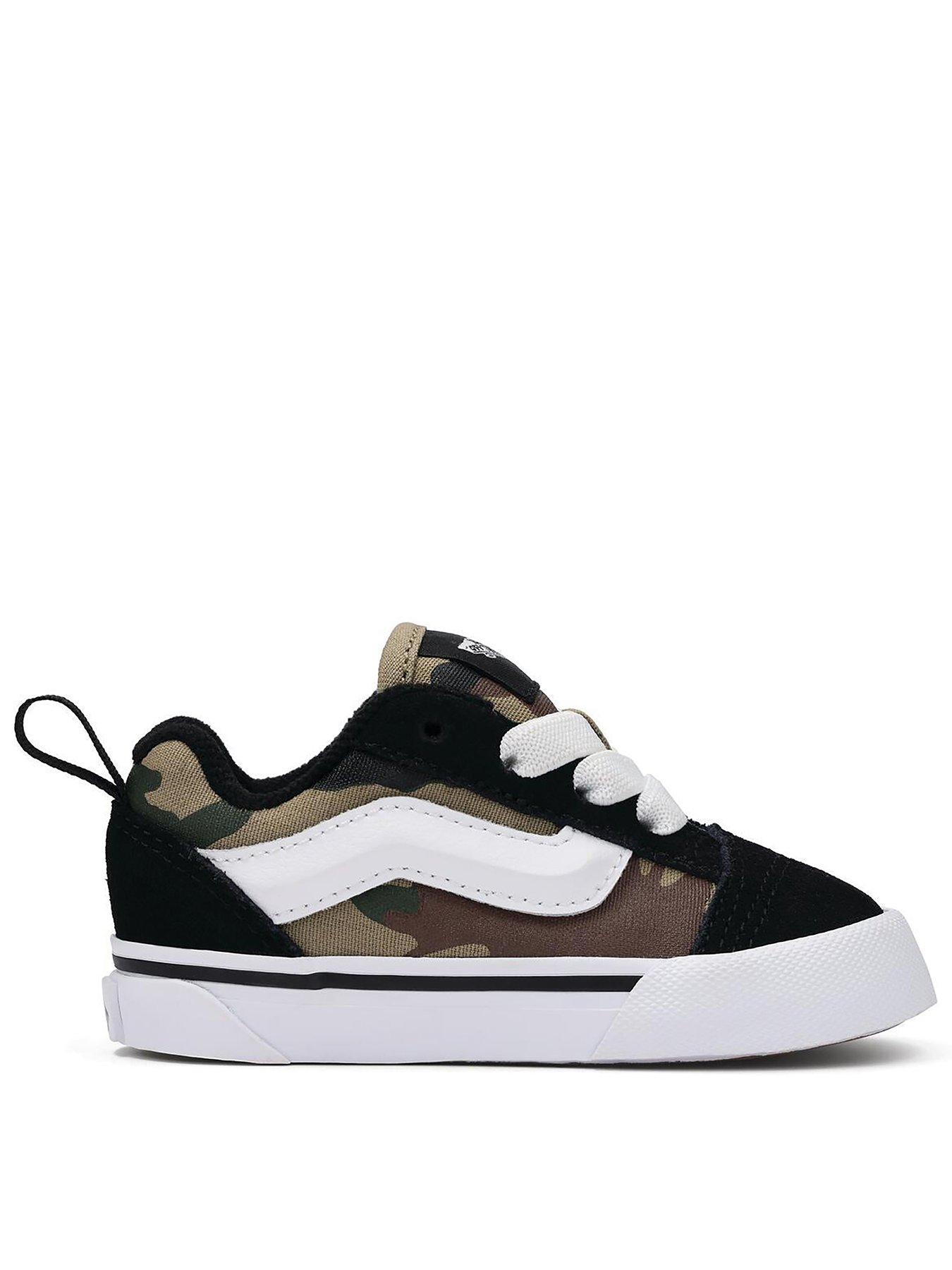 undefined Toddler Knu Skool Elastic Lace Trainers - Green