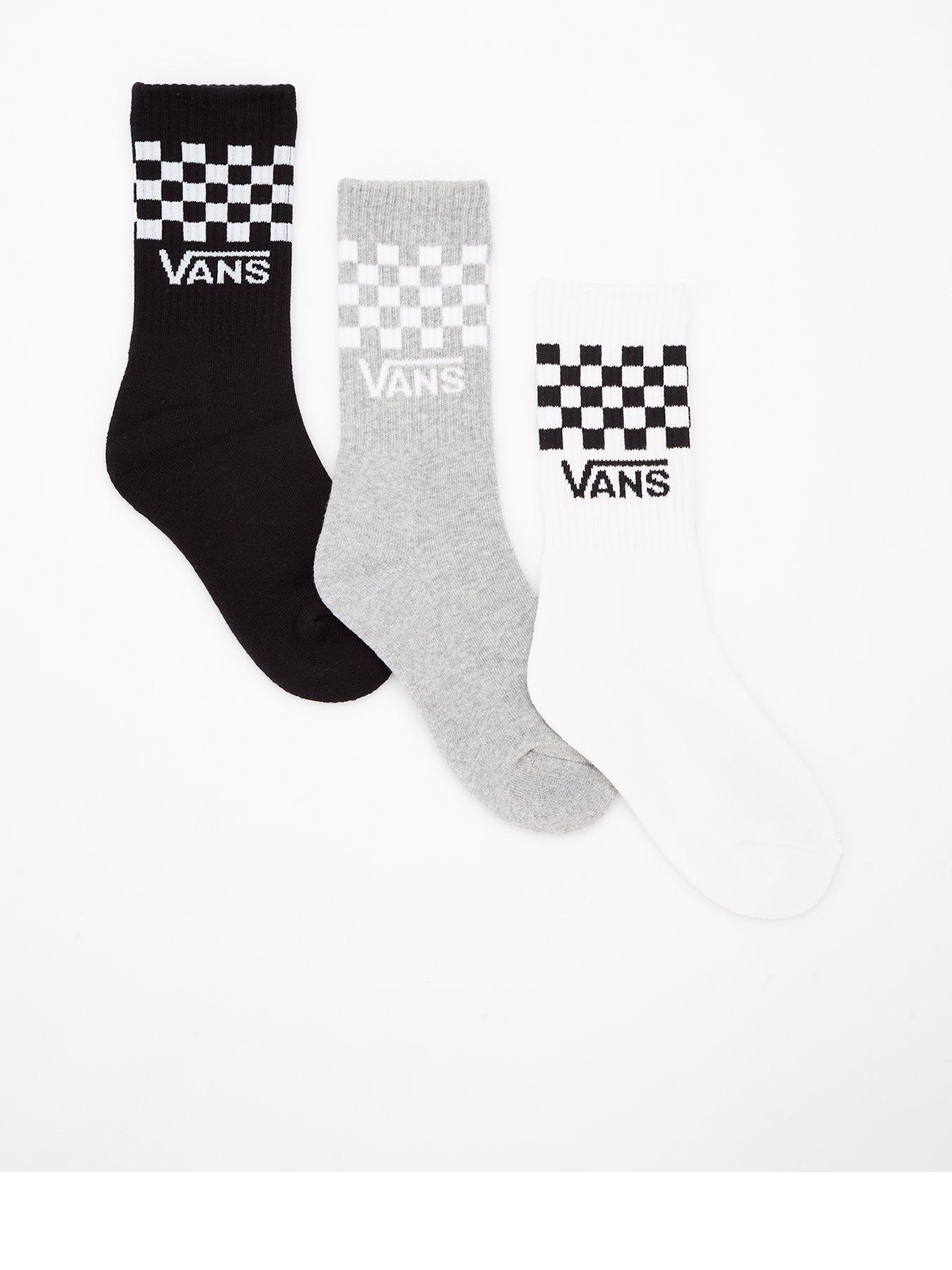 Image 1 of 3 of Vans Junior Classic Half Crew Socks - Black