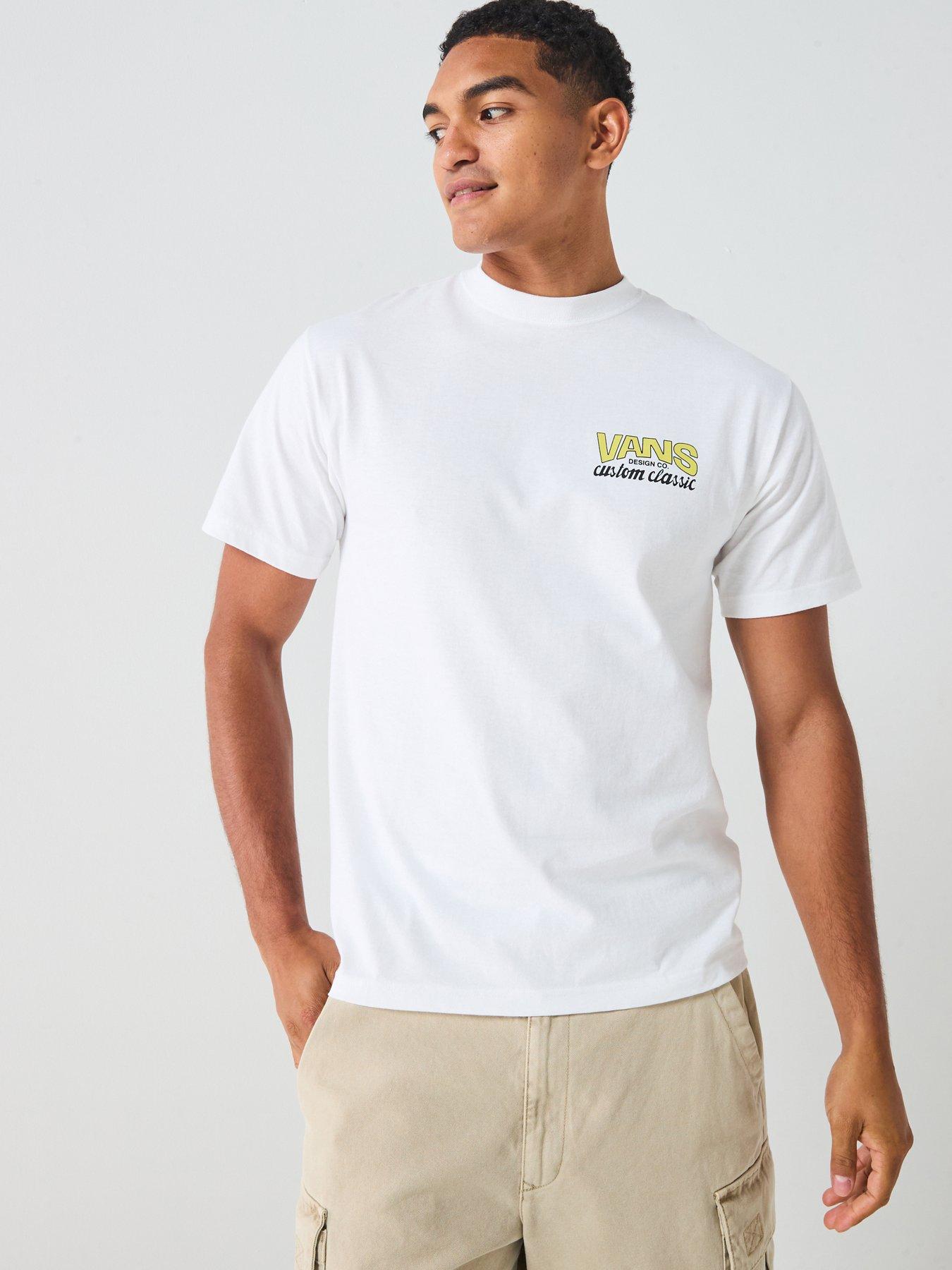 Image 1 of 5 of Vans Mens Shop Front Short Sleeve T-Shirt - White