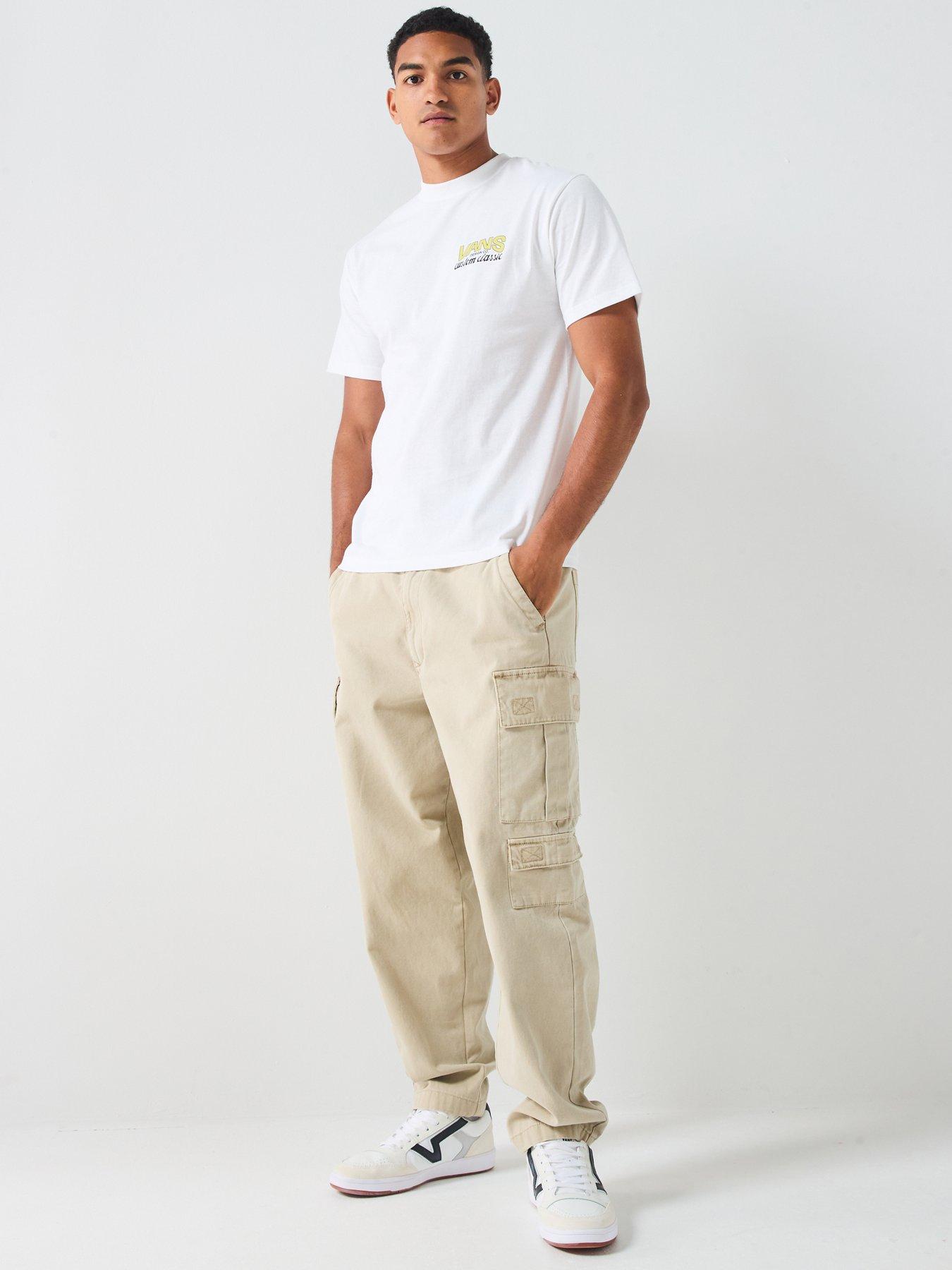 Image 3 of 5 of Vans Mens Shop Front Short Sleeve T-Shirt - White