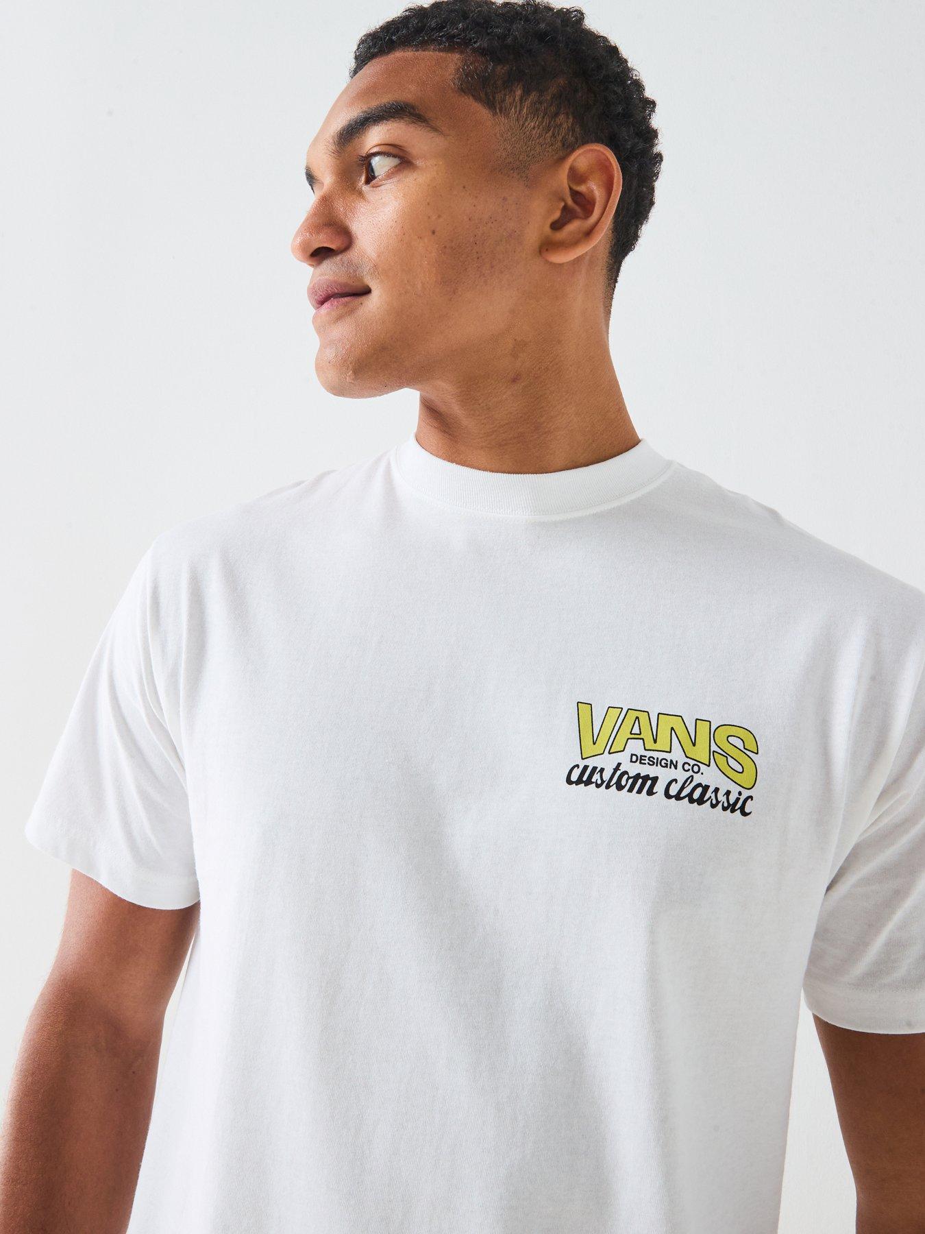 Image 5 of 5 of Vans Mens Shop Front Short Sleeve T-Shirt - White