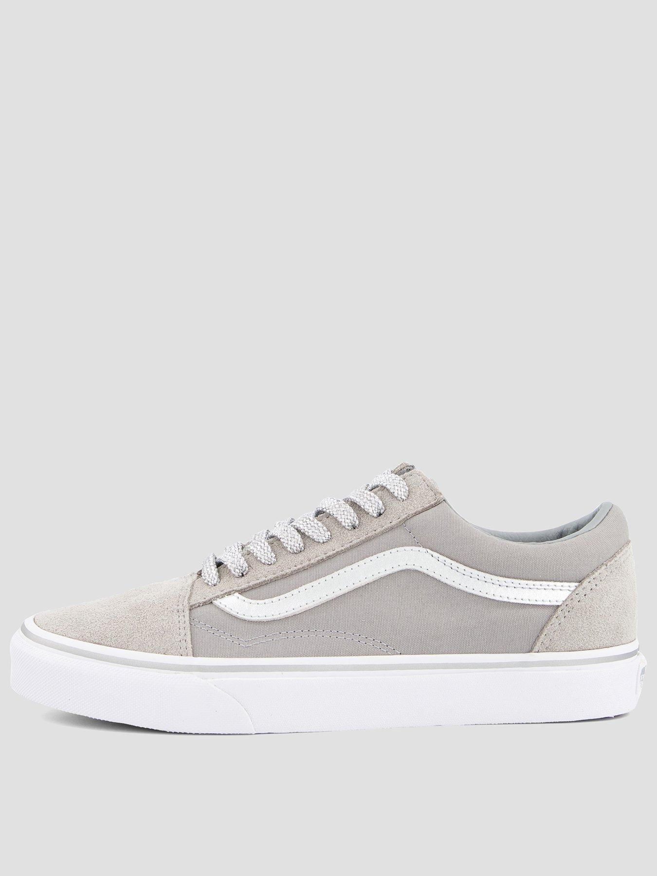 Vans Unisex Old Skool Trainers - Metallic Pop Grey