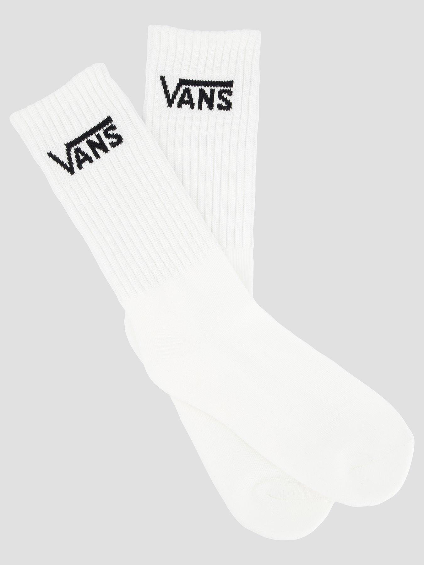 Image 2 of 4 of Vans Unisex Classic Crew Socks - White