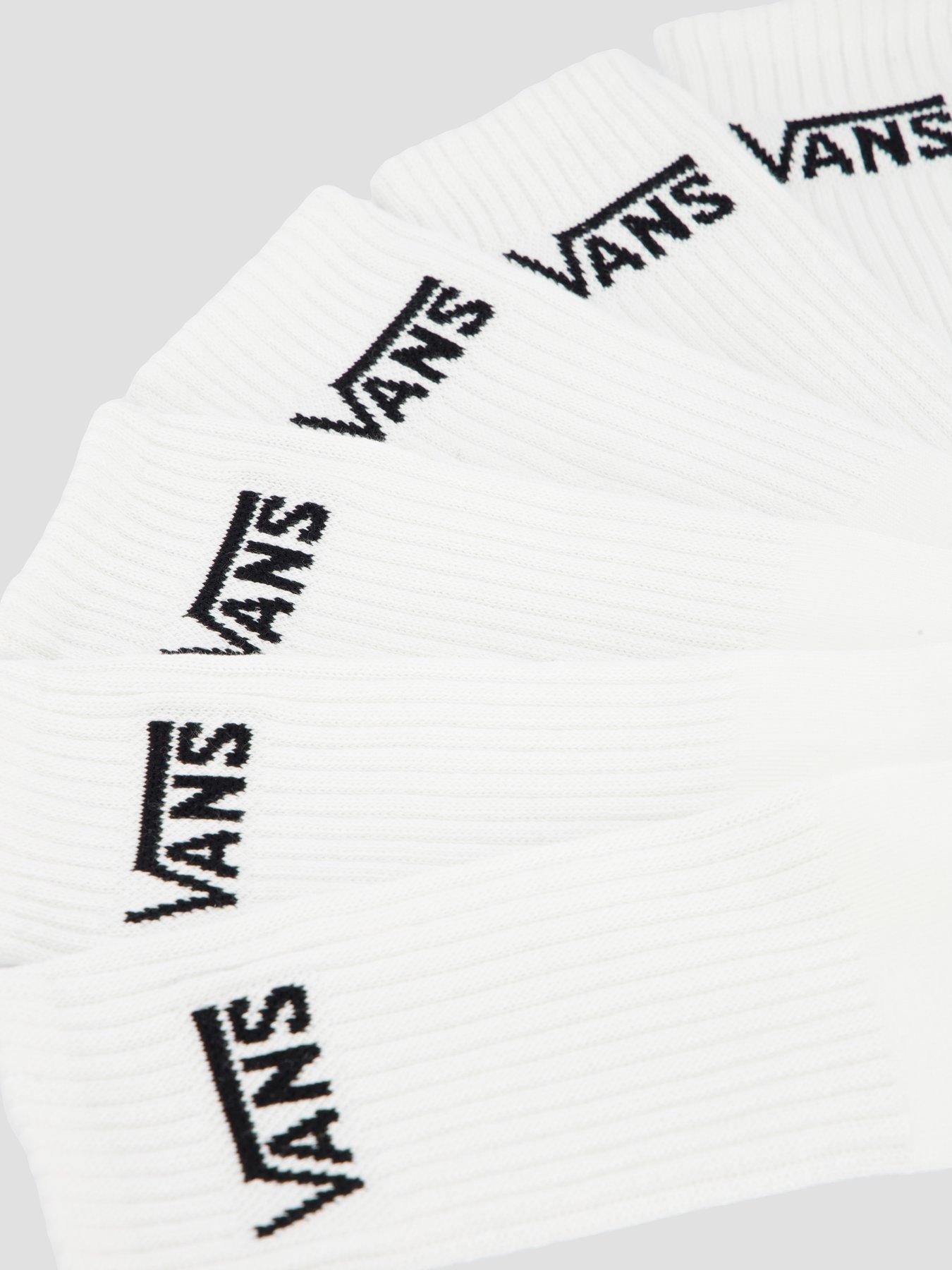 Image 4 of 4 of Vans Unisex Classic Crew Socks - White
