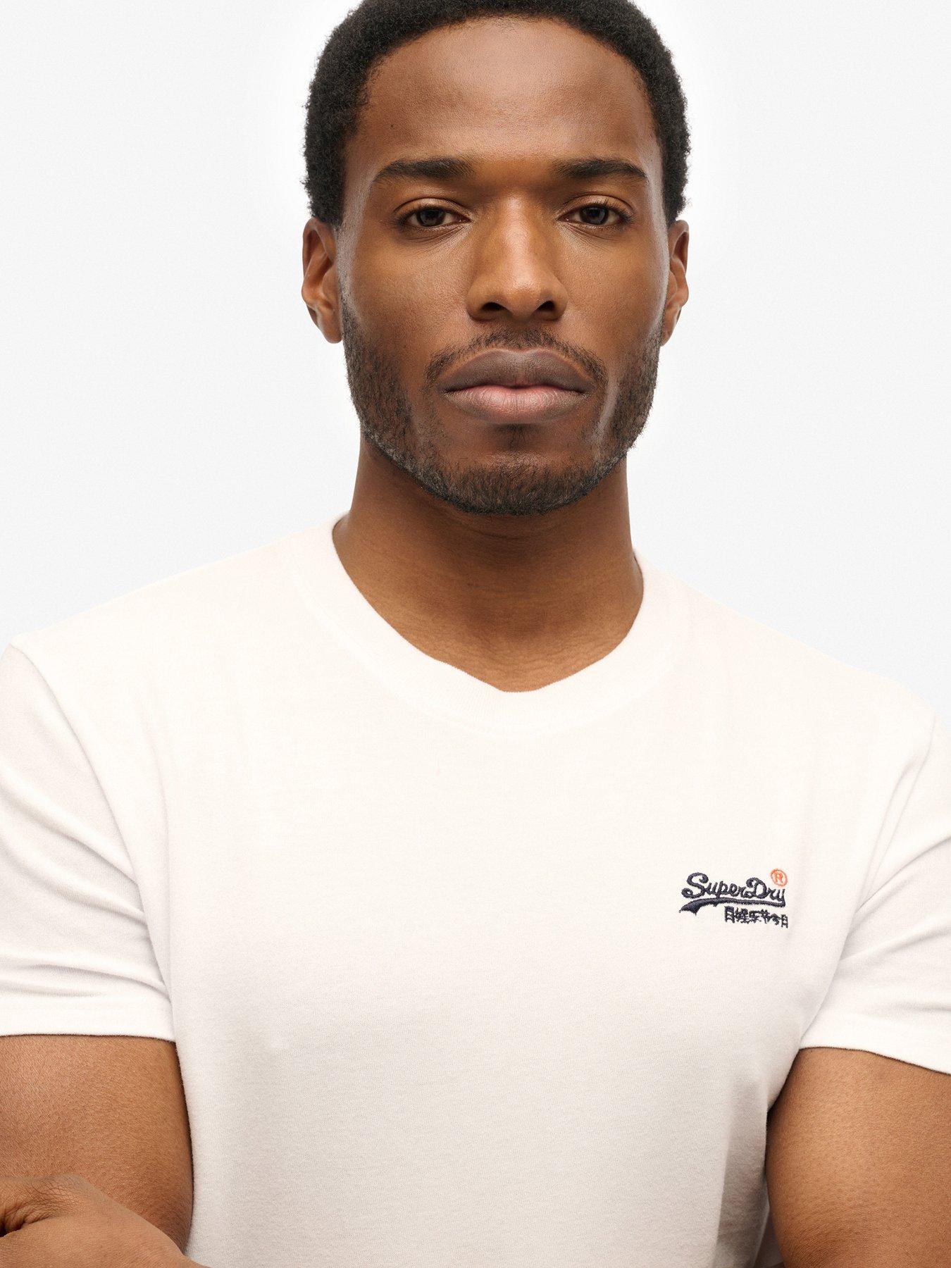 Superdry Essential Logo T-Shirt in Grey Fleck Marle | MYER