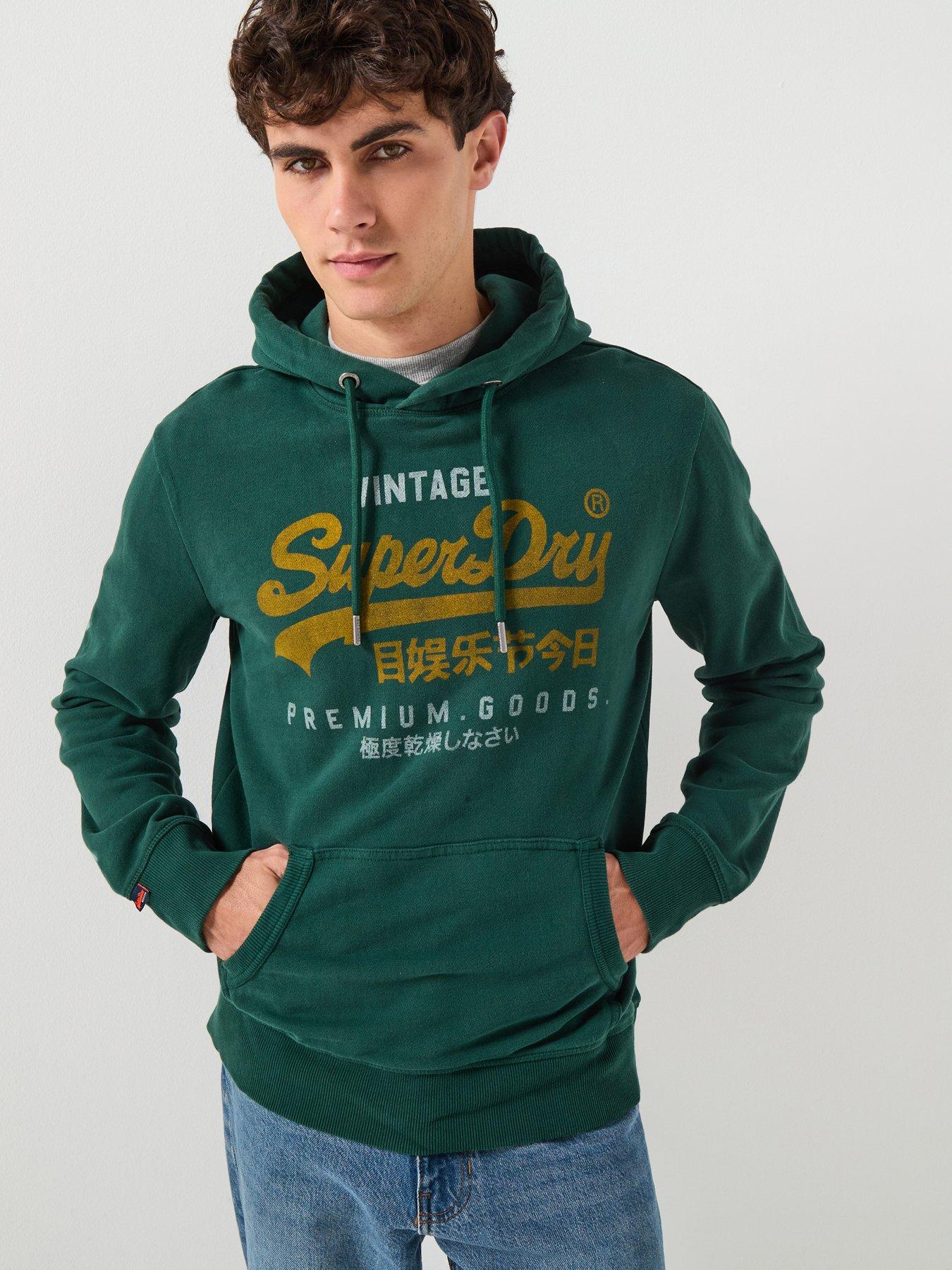 Superdry Vintage Duo Classic Hoodie - Green