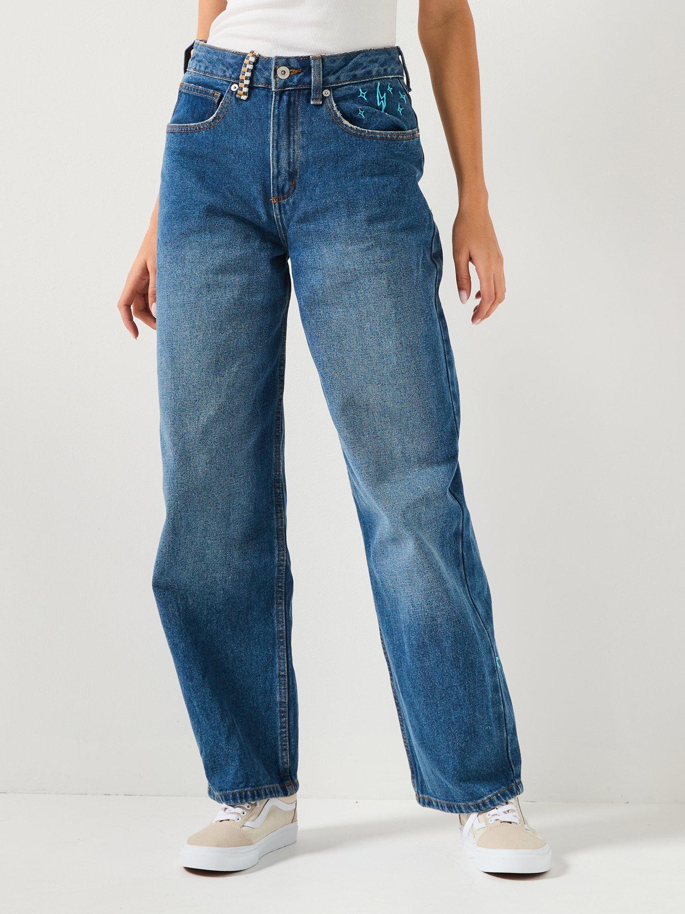 Vans Womens Sirelle Embroidered Pant - Blue