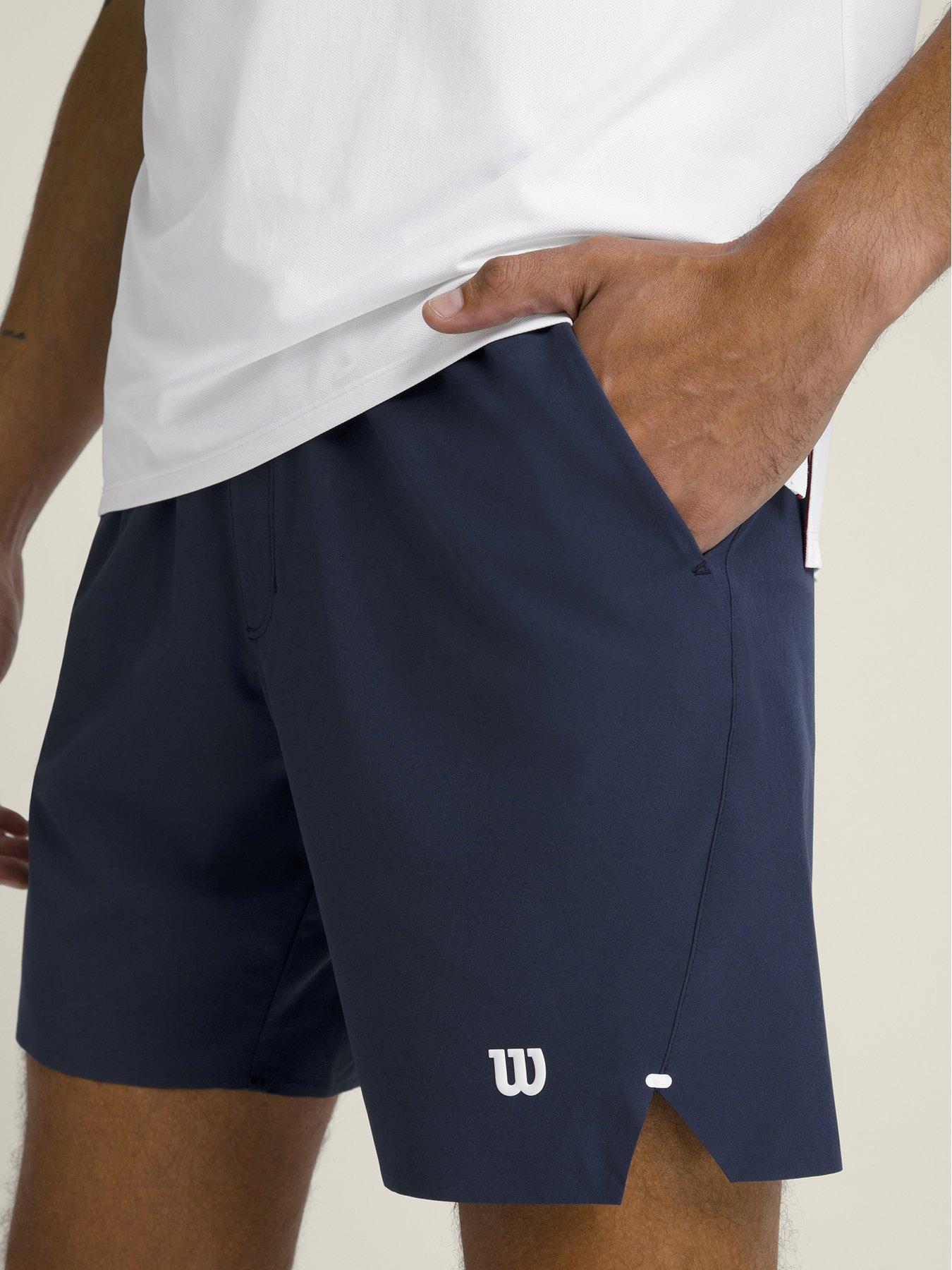 undefined Mens Tennis Tournament Short V2 7-Inch Unlined - Navy