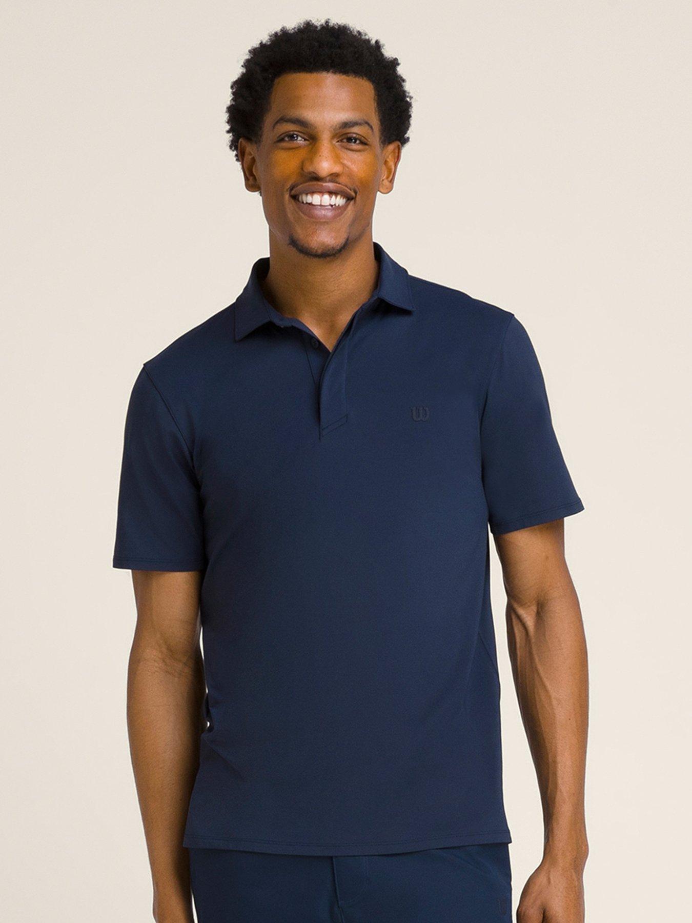 undefined Mens Tennis League Polo - Navy
