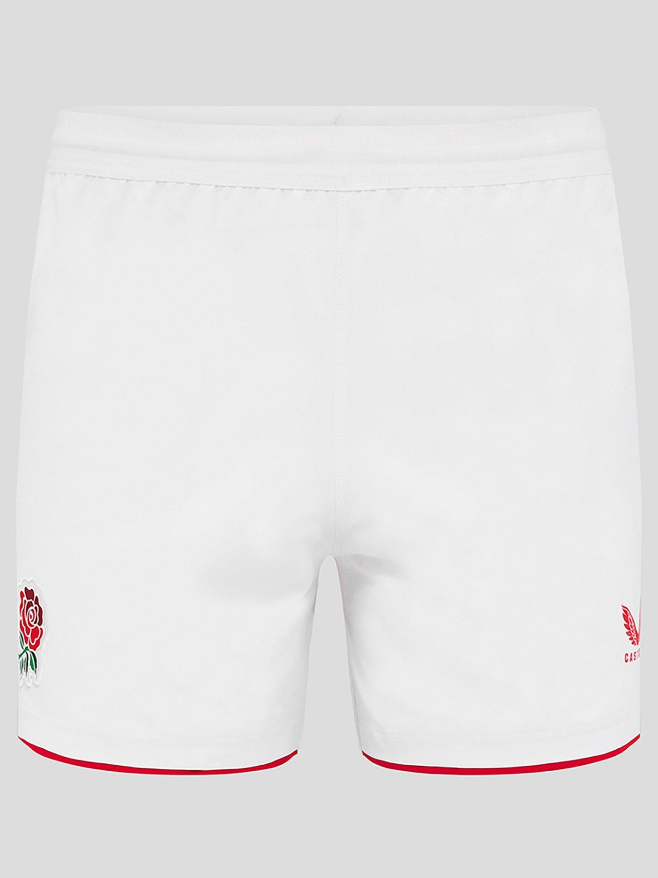 undefined Mens England Rugby Home Short - White