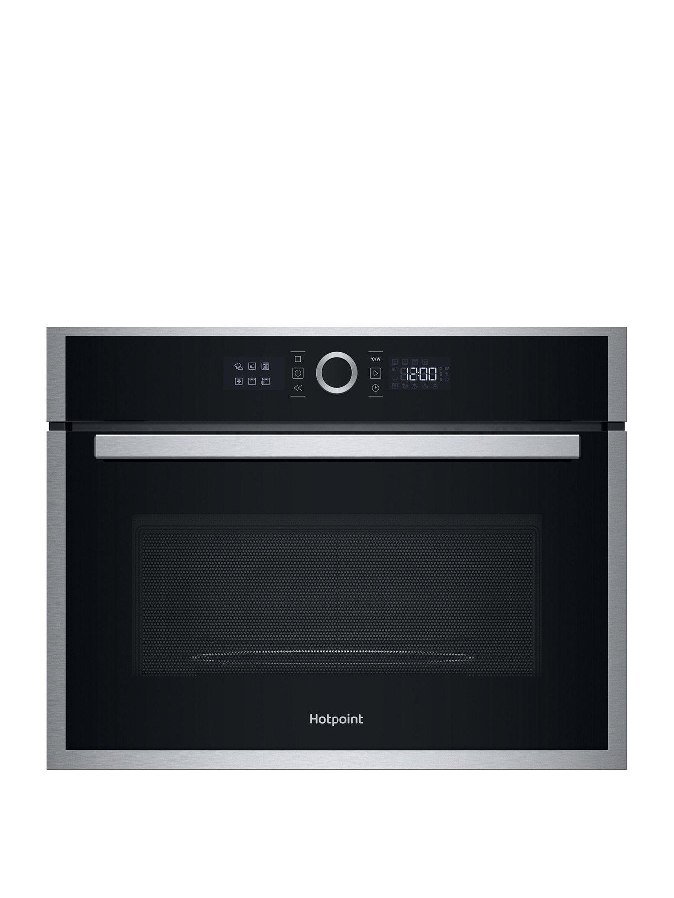 undefined HMW47HMXUK - Built-in Microwave with Grill - Silver
