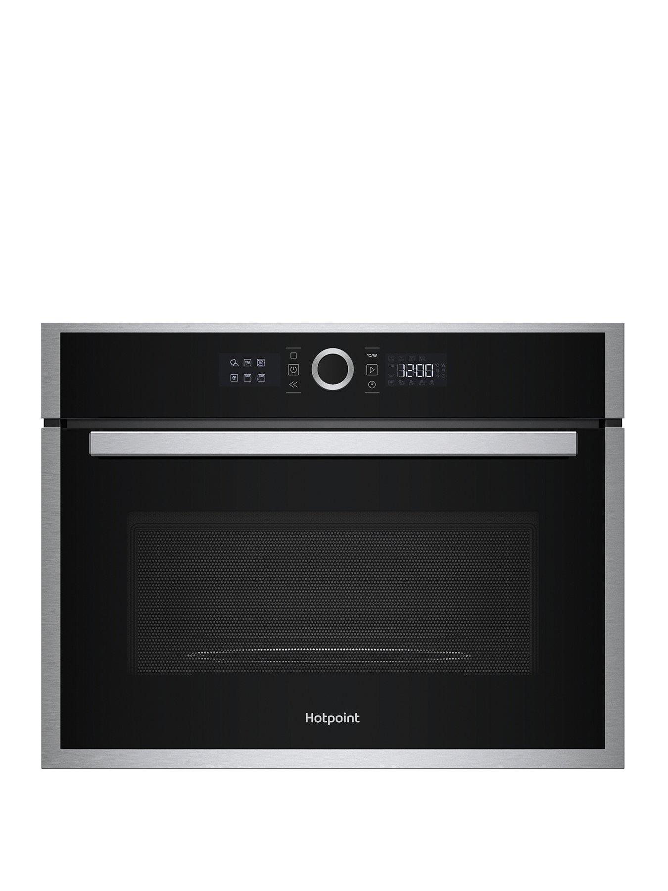 Hotpoint HMW47HMXUK Built-in Microwave with Grill - Silver