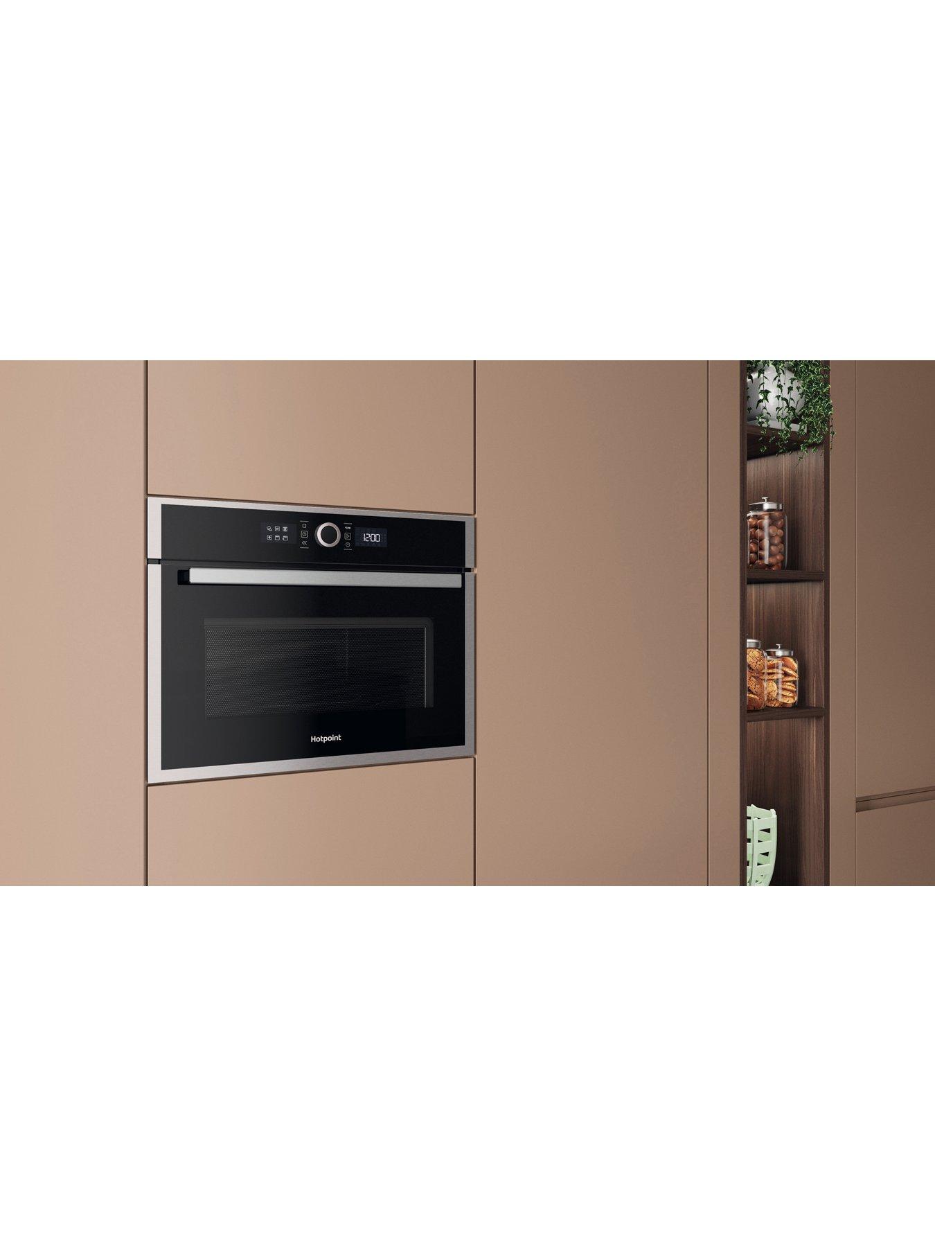 Image 6 of 7 of Hotpoint HMW47HMXUK - Built-in Microwave with Grill - Silver