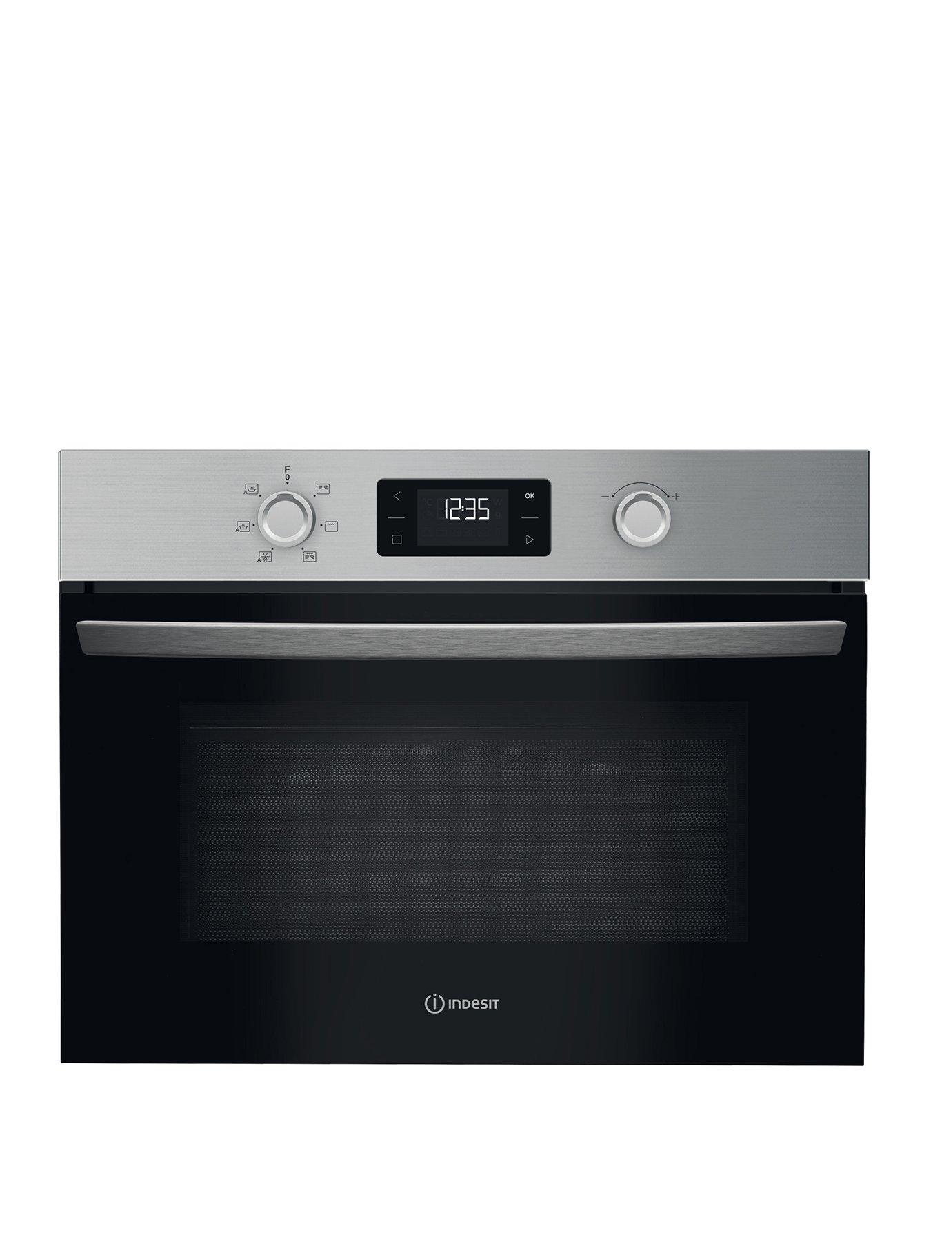 Indesit IP 252R XUK - Built-in Microwave with Grill - Silver
