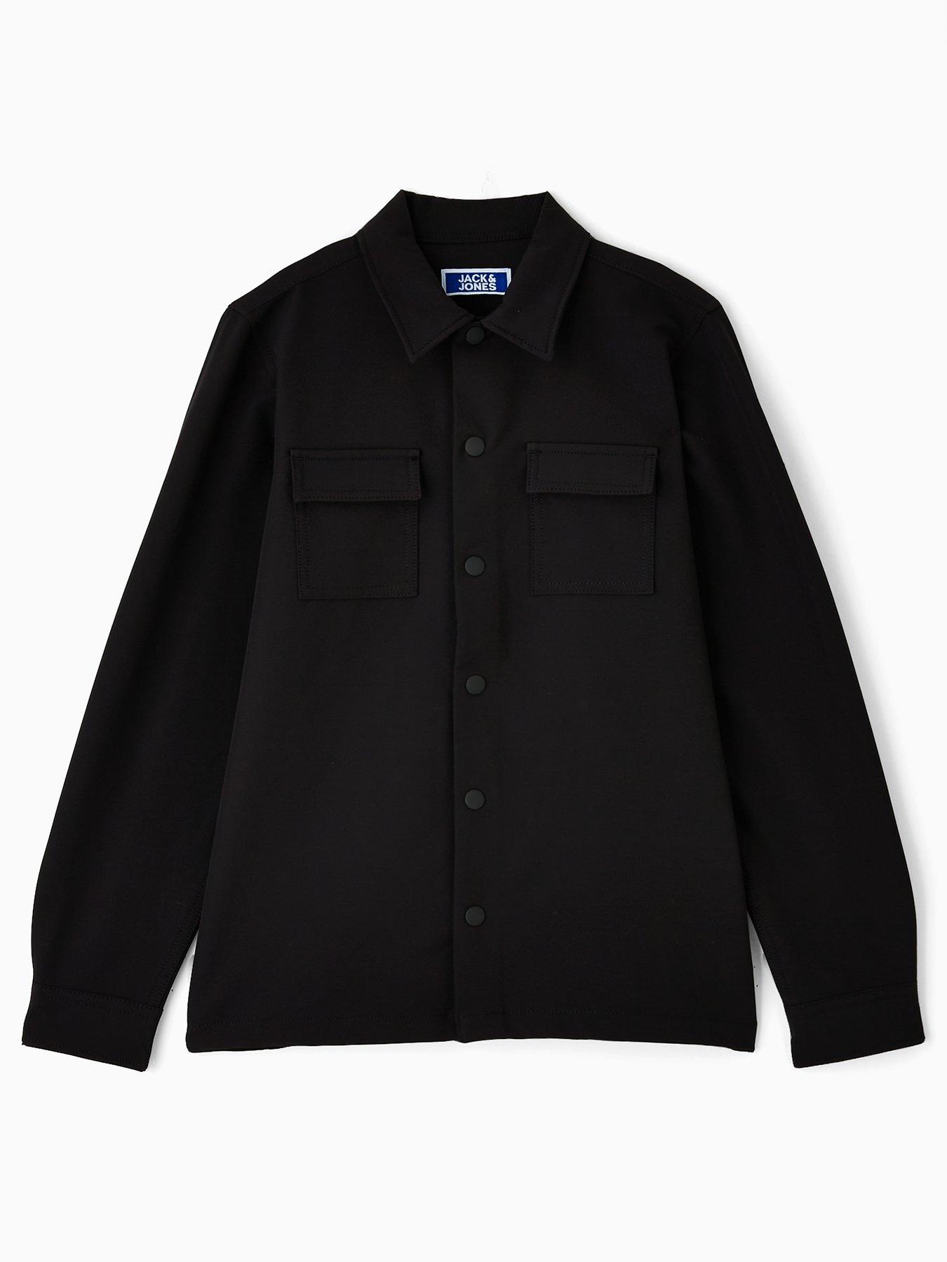 Jack & Jones Junior Boys Commute Travel Shirt - Black
