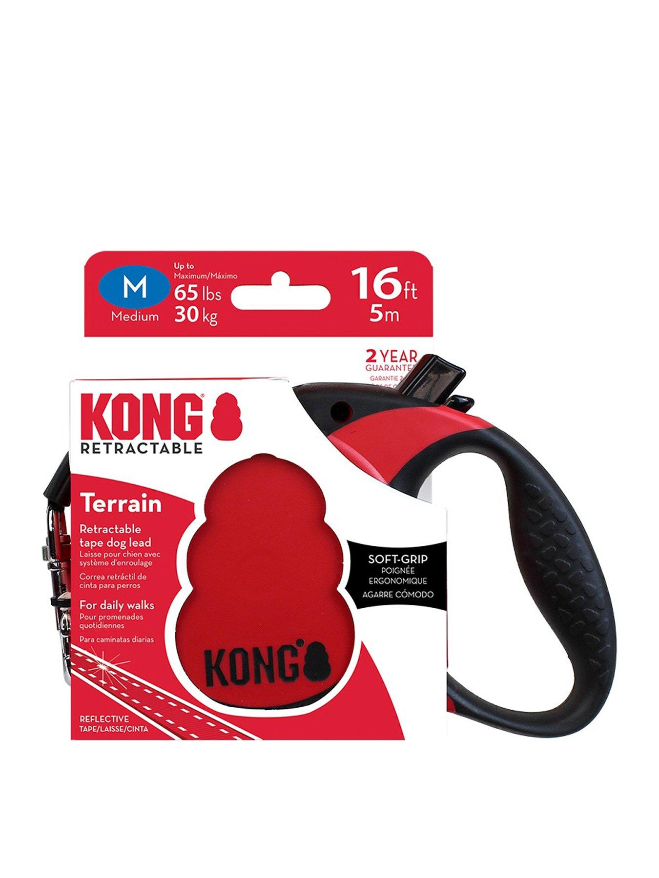 Kong Terrain Retractable Red Leash