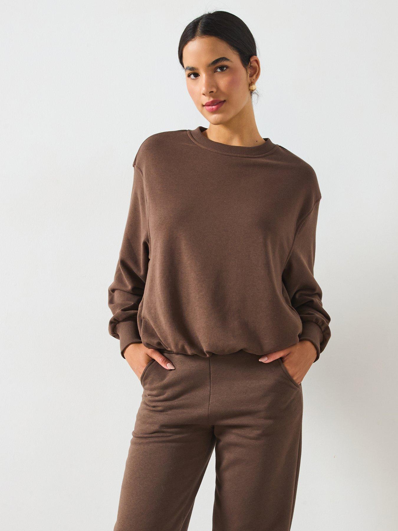 undefined Bubble Hem Sweatshirt - Blue