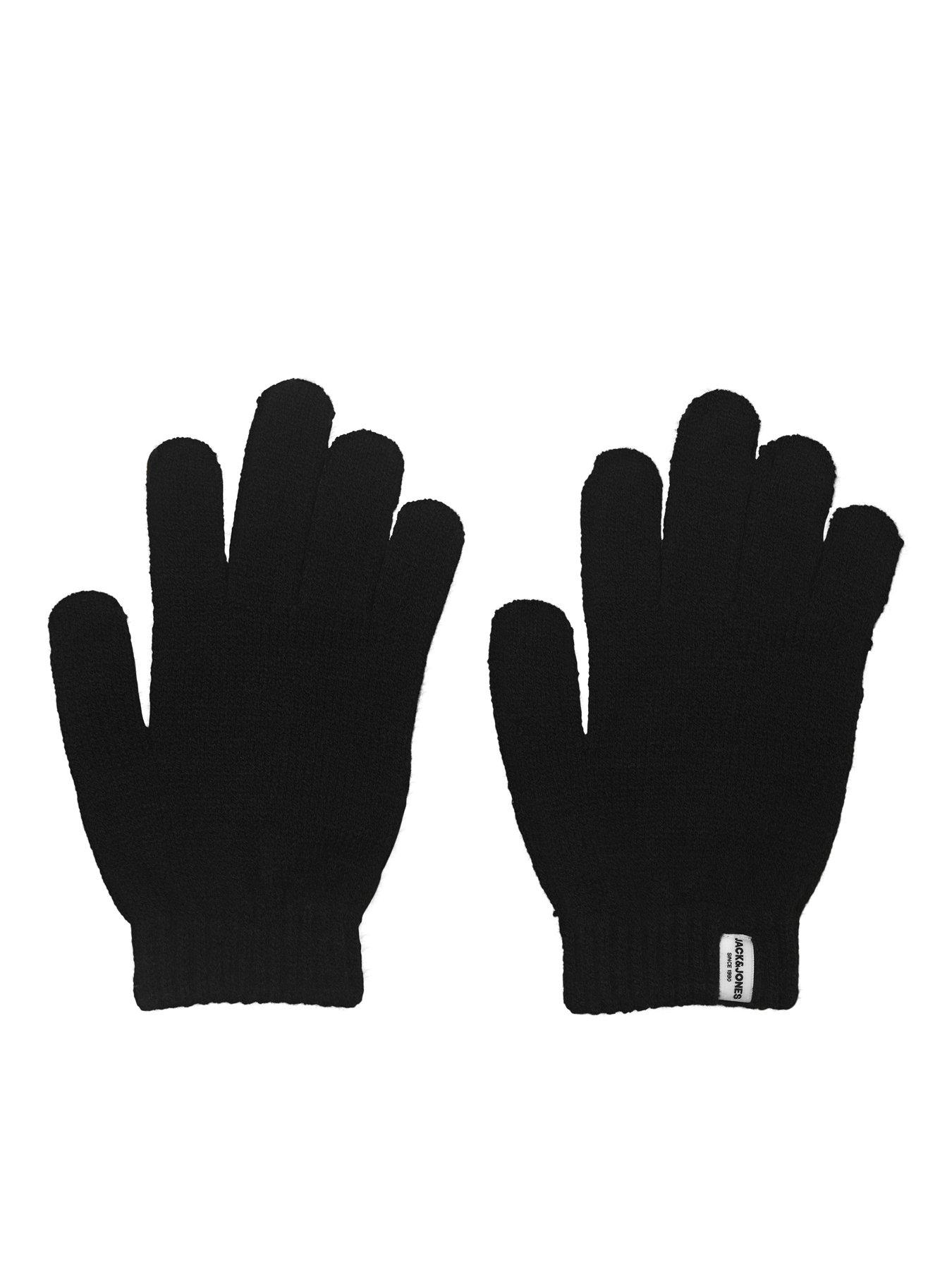 Image 5 of 7 of Jack & Jones Junior Boys Cooper Beanie And Gloves Giftbox Set - Black