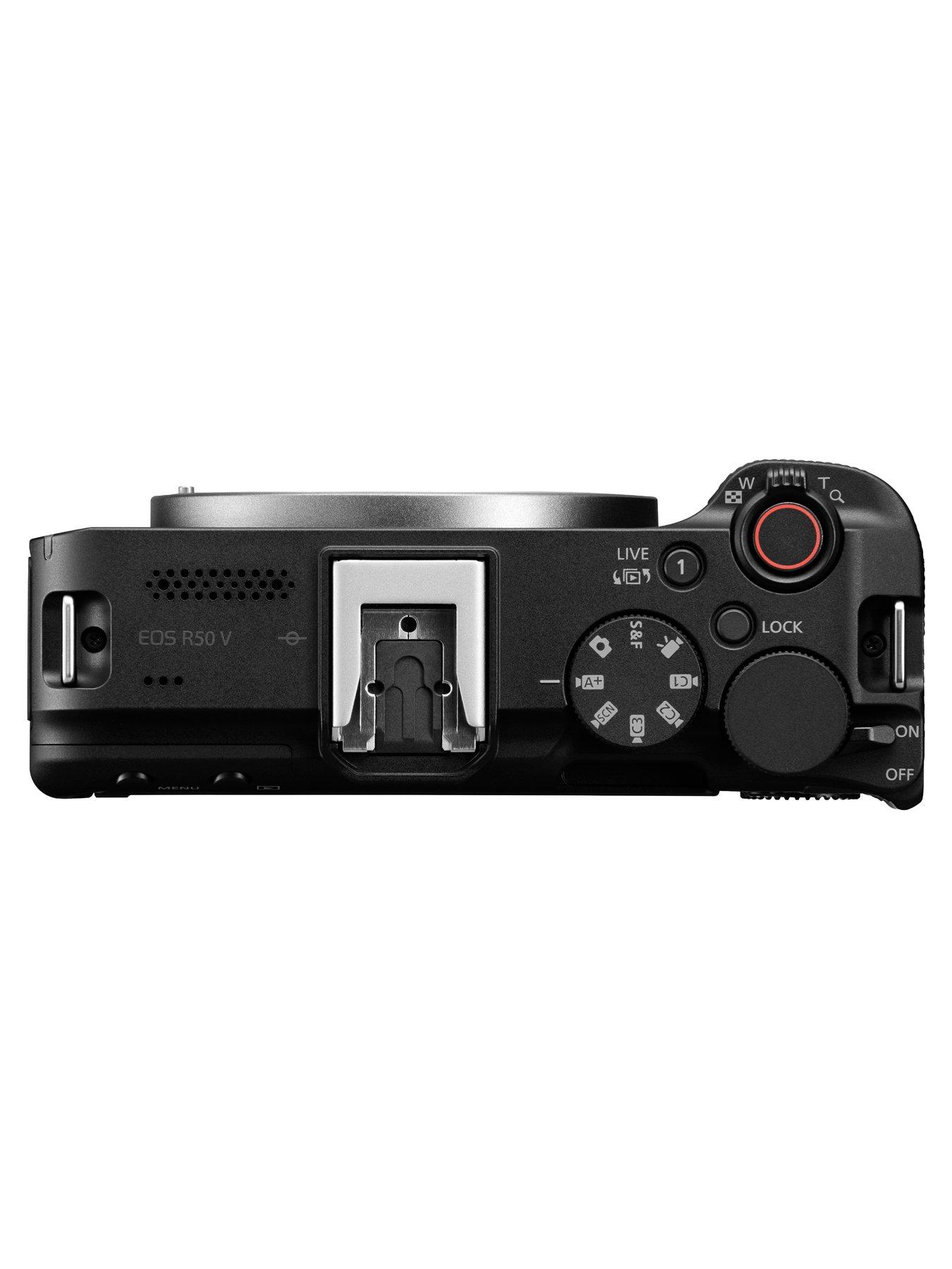 Image 5 of 7 of Canon EOS R50 V APS-C Mirrorless Camera - Black - Camera + 14-30mm Lens