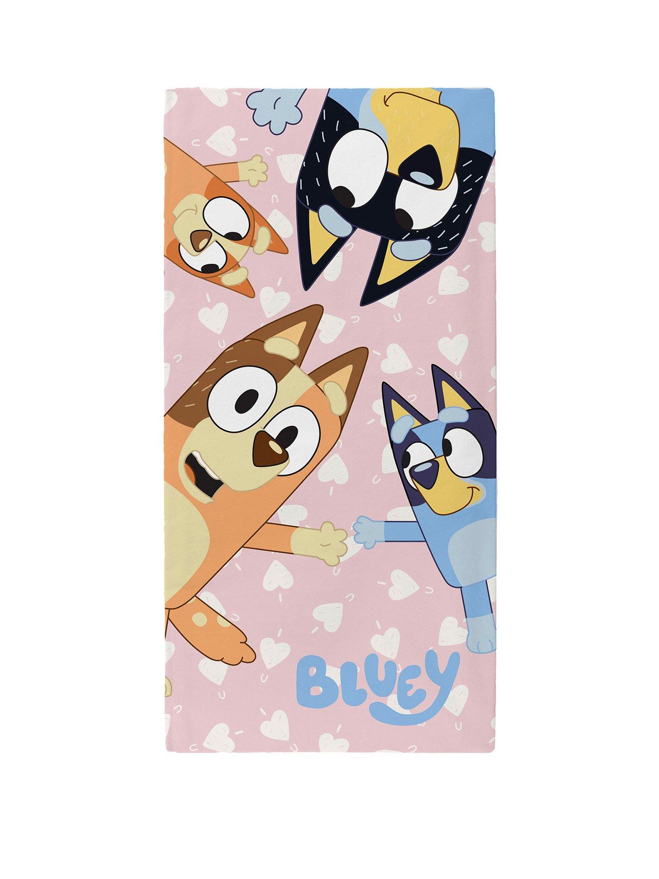 Bluey I Love U 100% Cotton Towel- 70x140cm