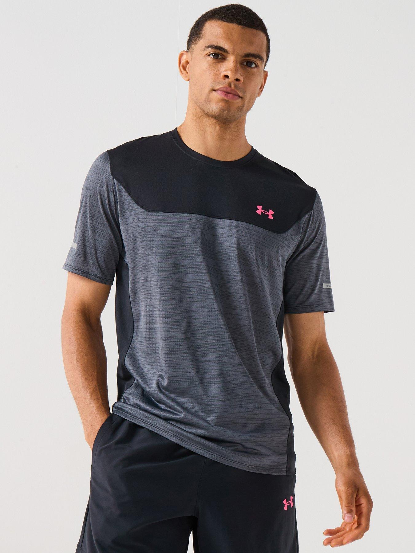 UNDER ARMOUR Colour Block Short Sleeve Training - Black