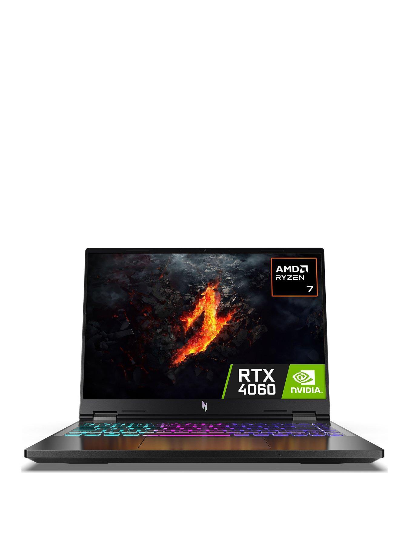 undefined Nitro Gaming Laptop - GeForce RTX 4060 - AMD Ryzen 7 - 16GB RAM - 512GB SSD - 14.5in 120Hz WUXGA