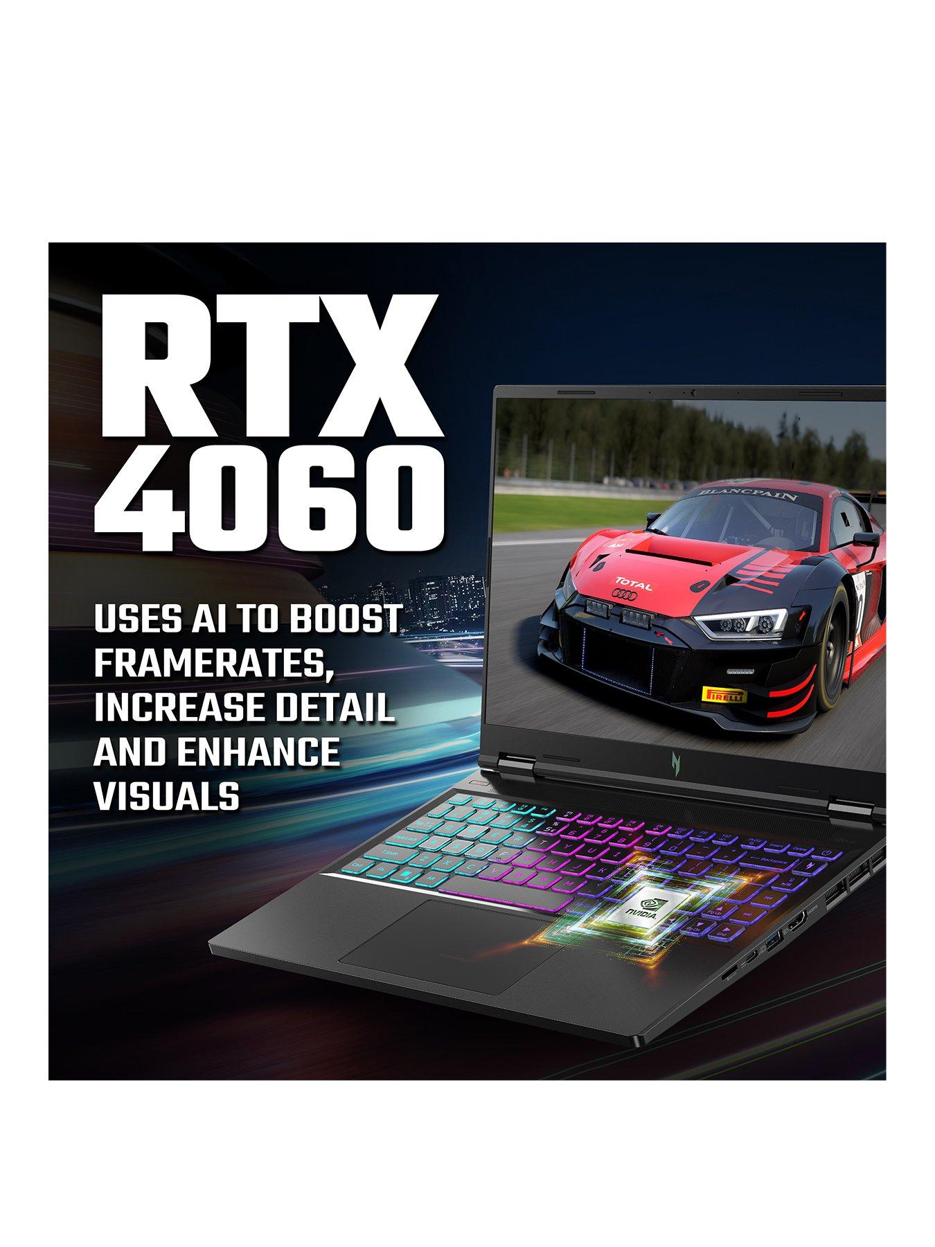 Image 2 of 8 of Acer Nitro Gaming Laptop - GeForce RTX 4060 - AMD Ryzen 7 - 16GB RAM - 512GB SSD - 14.5in 120Hz WUXGA