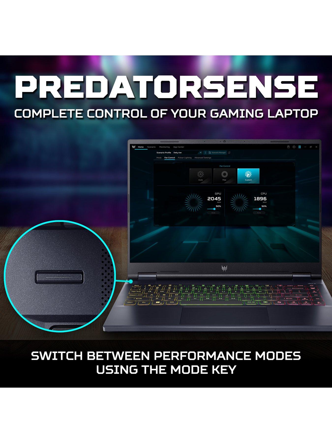 Image 5 of 8 of Acer Helios Gaming Laptop - GeForce RTX 4070 - Intel Core Ultra 7 - 32GB RAM - 1TB SSD - 14.5in 120Hz
