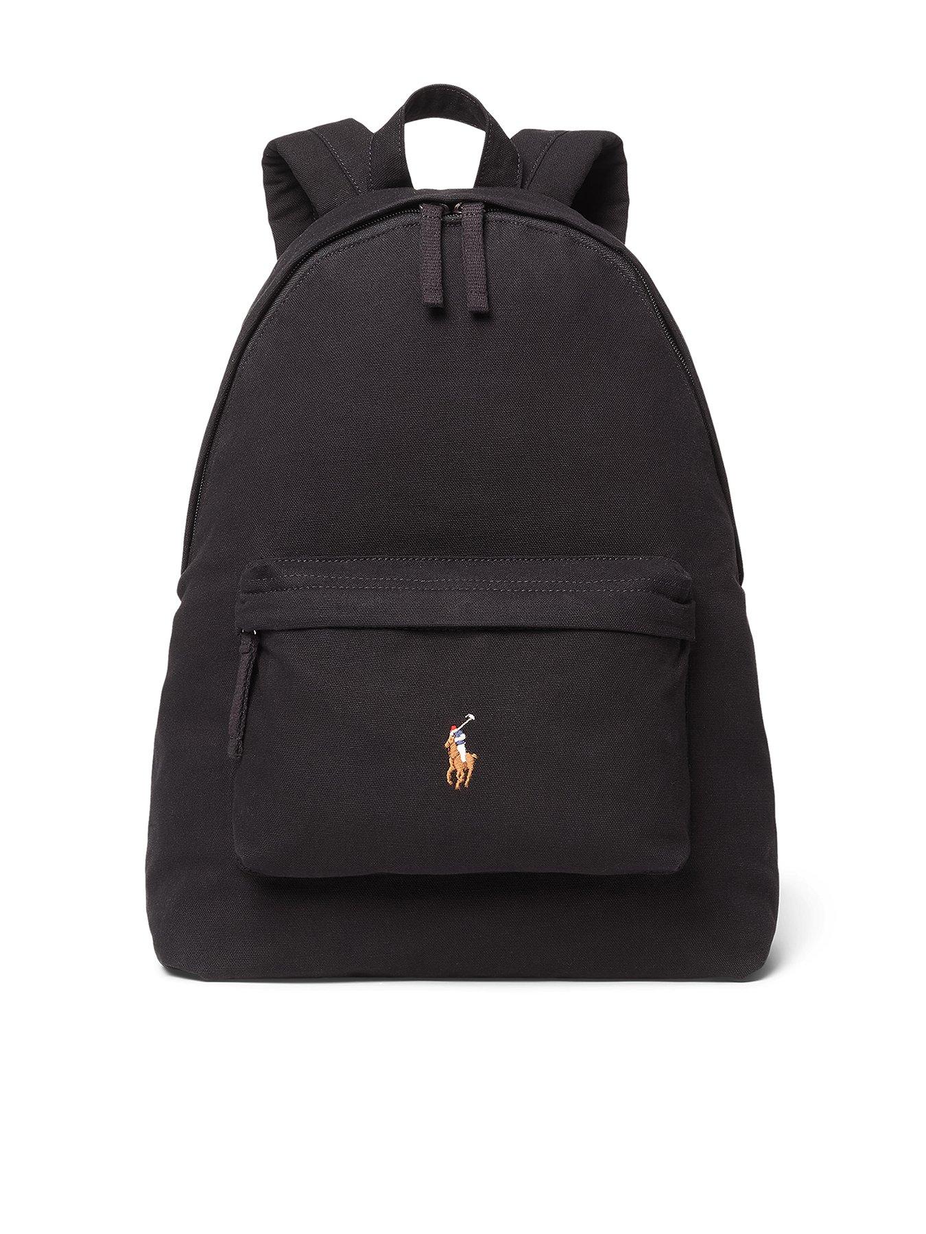 Polo Ralph Lauren Canvas Small Pp Backpack - Black