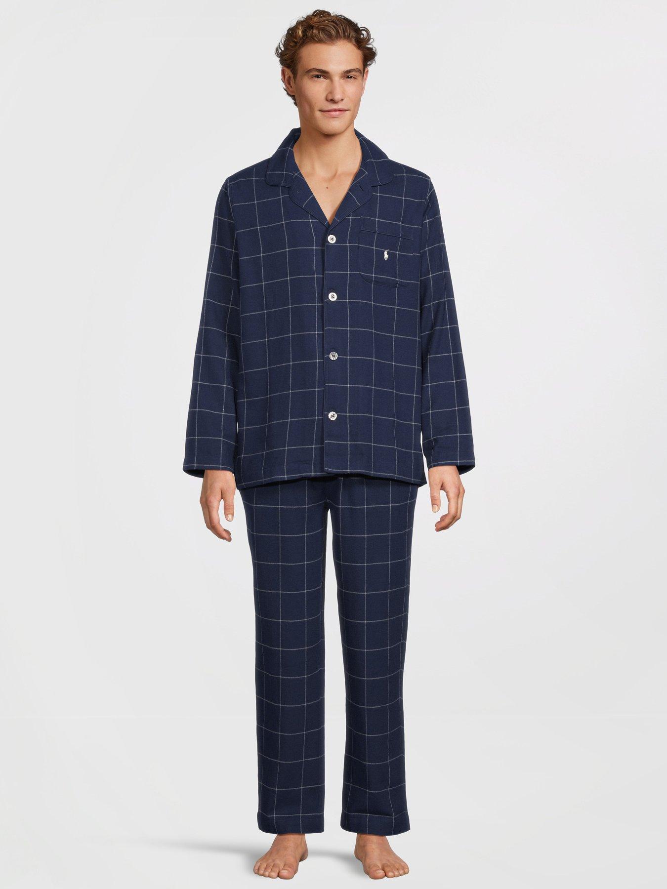 Polo Ralph Lauren Window Pane Check Pyjama Set - Navy