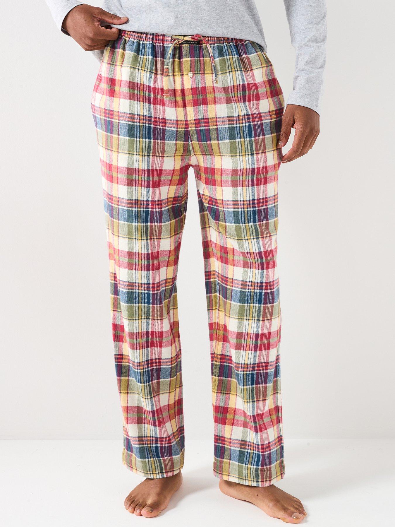 Polo Ralph Lauren Plaid Woven Pyjama Bottoms - Red | Very
