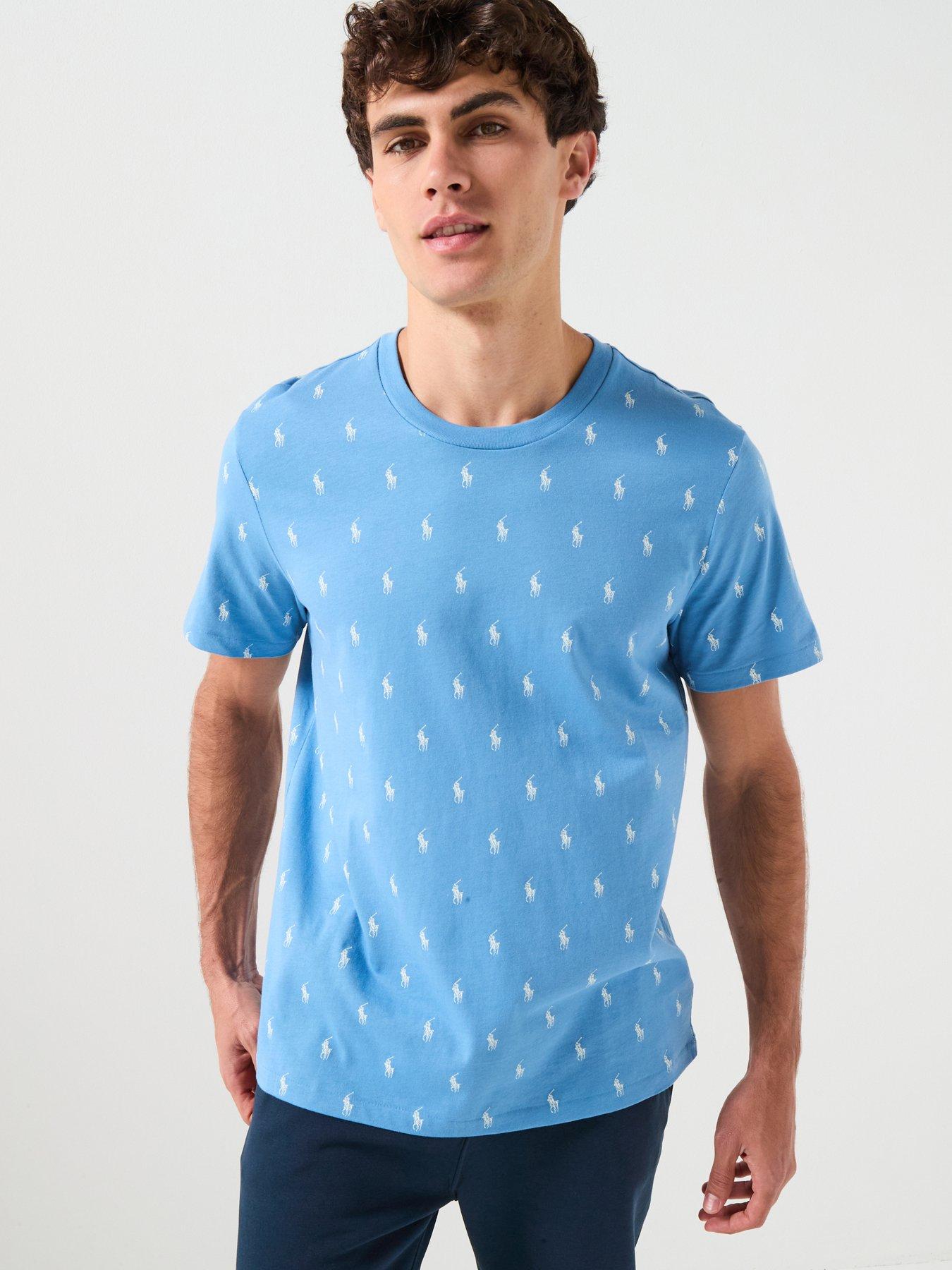 Polo Ralph Lauren Polo Ralph Lauren Loungewear Multi Pp All Over Print T-shirt - Blue