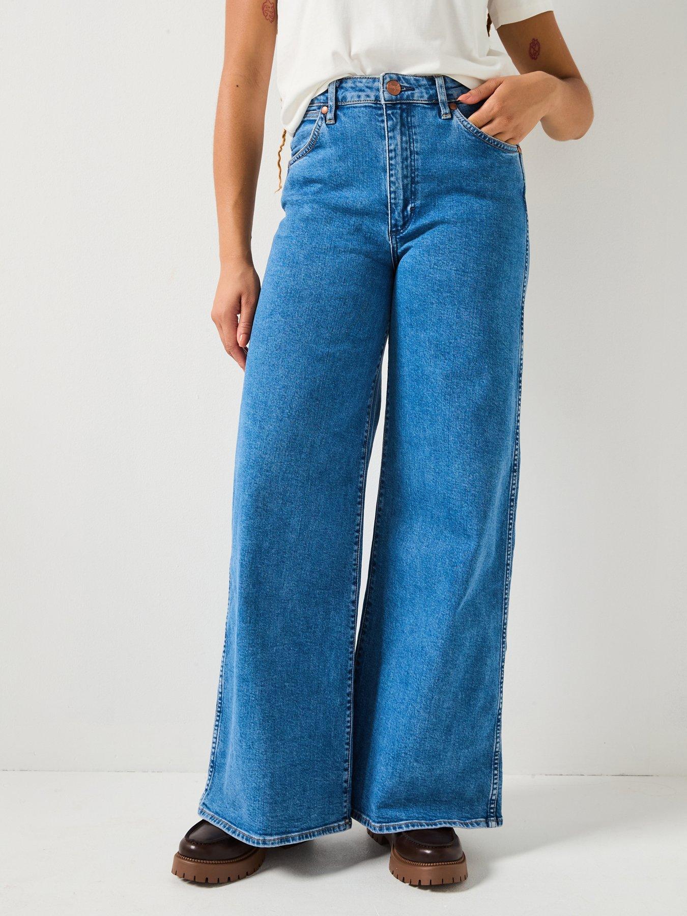 Wrangler Canyon Gentle Jeans - Sky - Blue