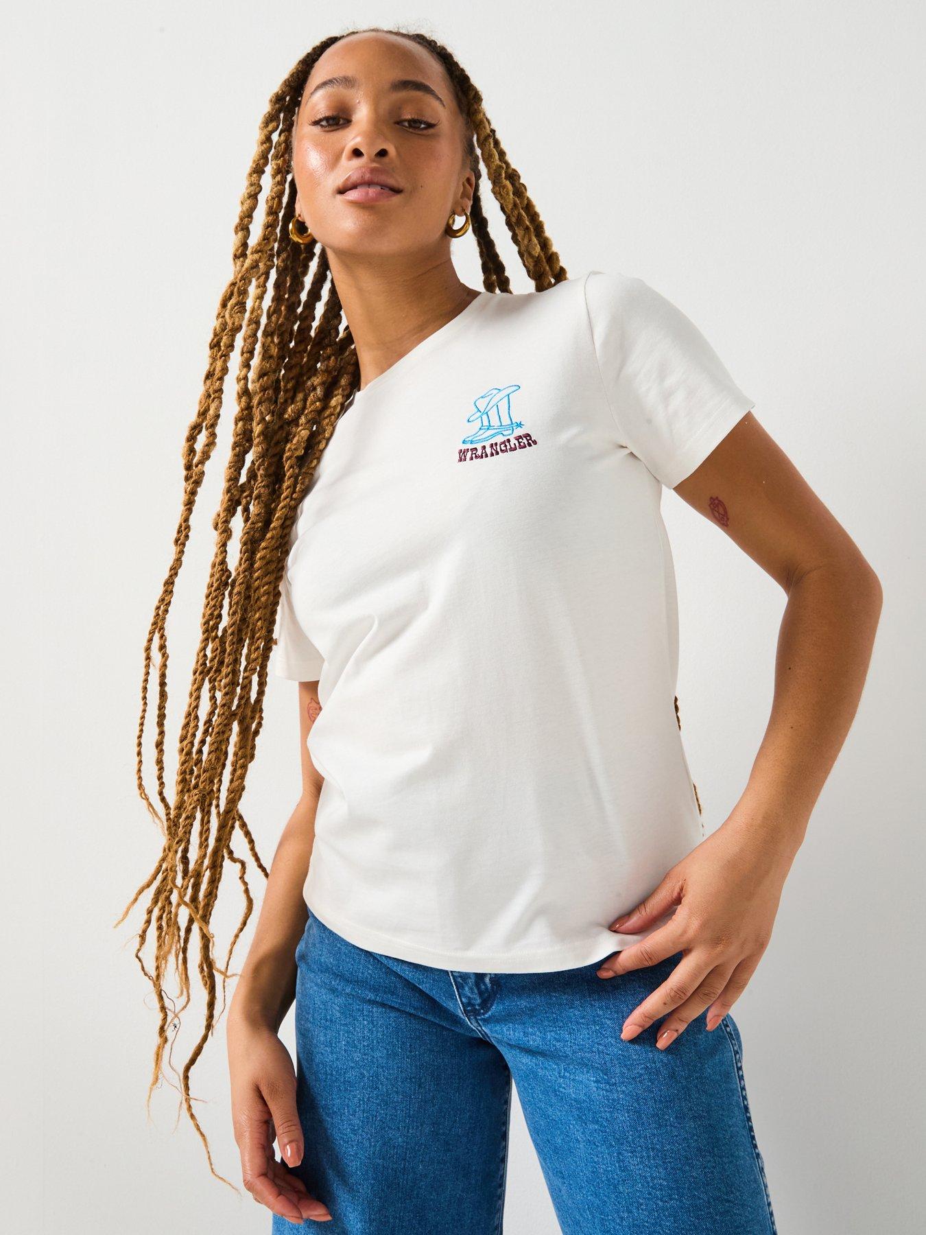 Wrangler Graphic Tee - Worn White