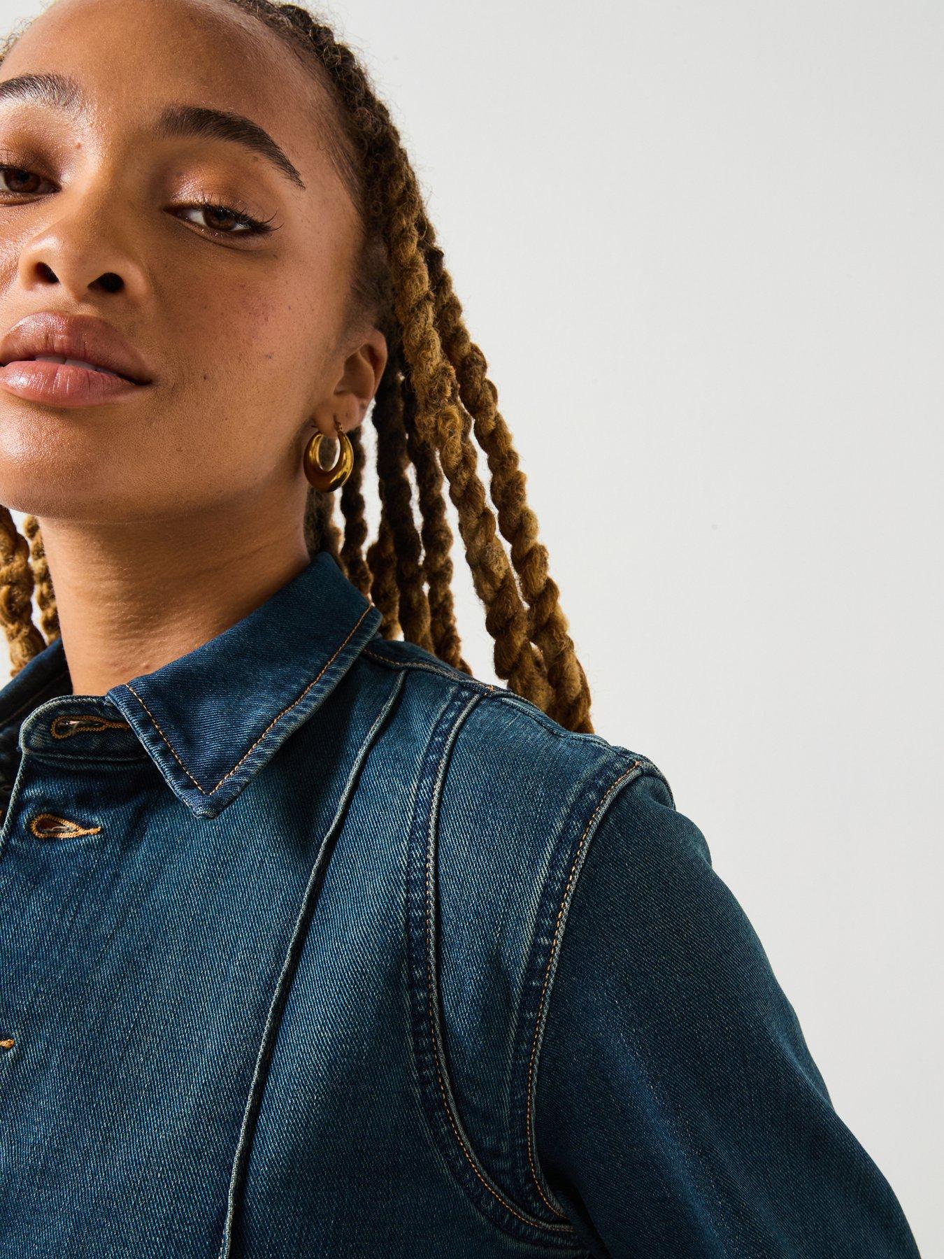 Wrangler Western Coverall Jumpsuit - Rustic Rinse - Blue | Very