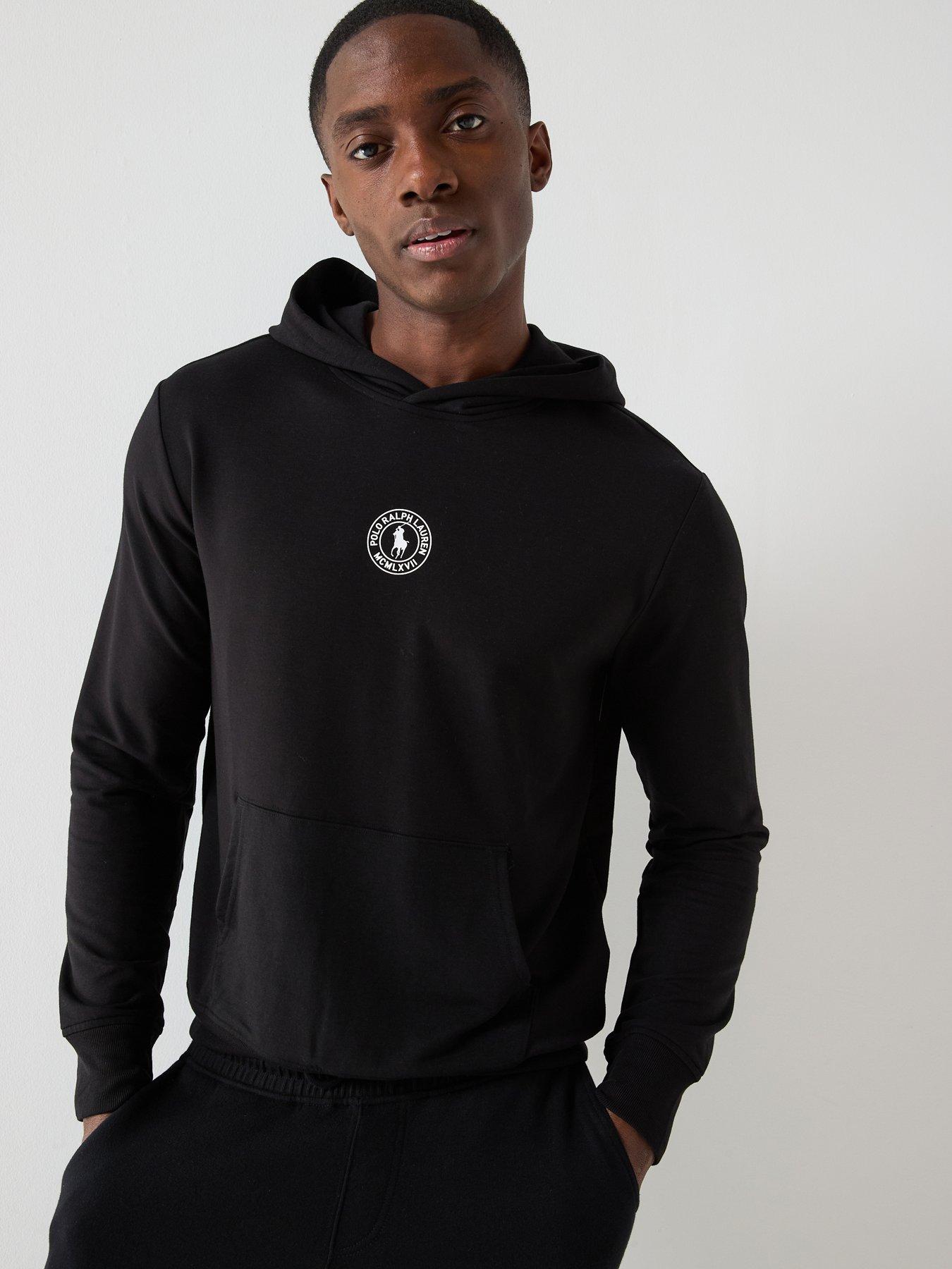 Polo Ralph Lauren Circle Logo Loungewear Hoodie - Black