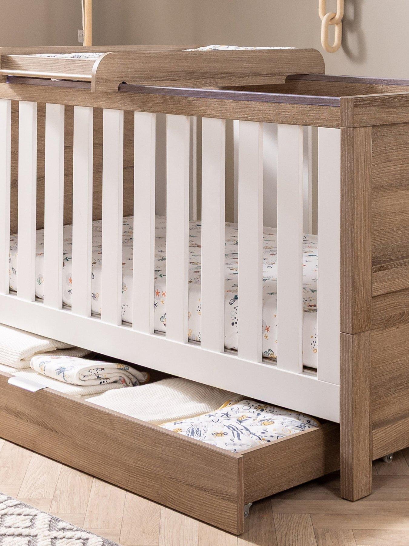 Mattress Modena Cot Tutti Bambini Modena White Oak Cot Bed With