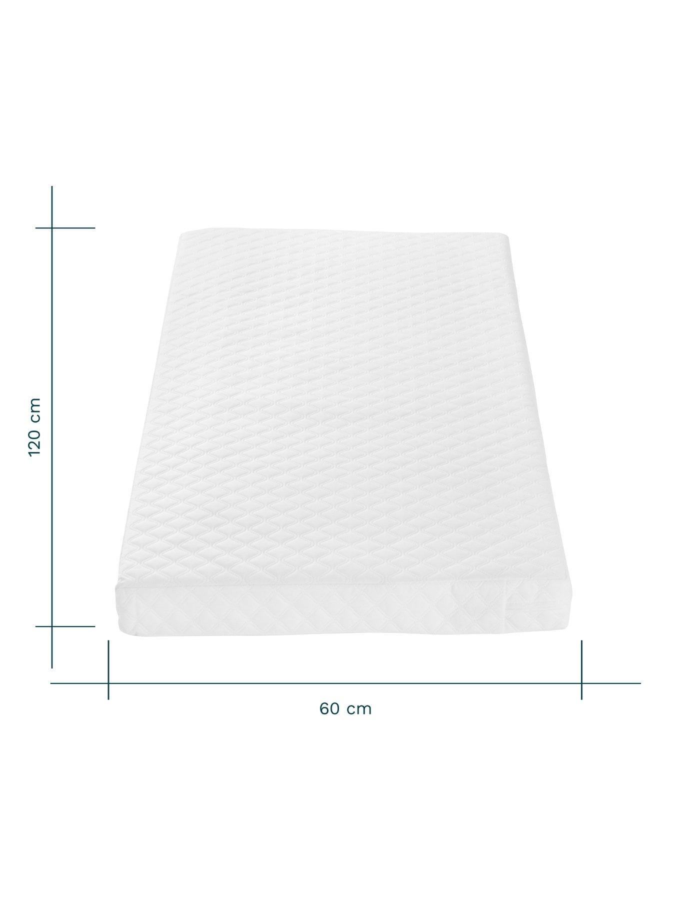 Image 5 of 5 of Tutti Bambini Pocket Sprung Cot Mattress (120 x 60cm) with FREE 2 Pack Essential White Fitted Sheets