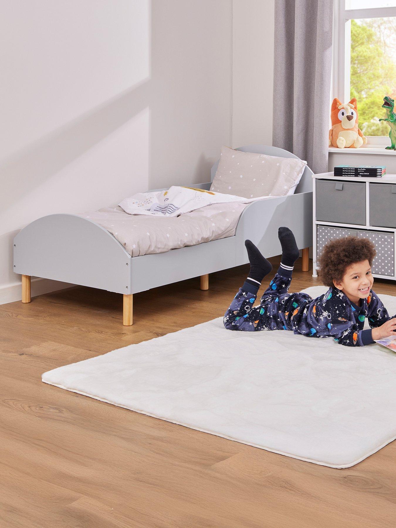 undefined Kids Grey Toddler Bed