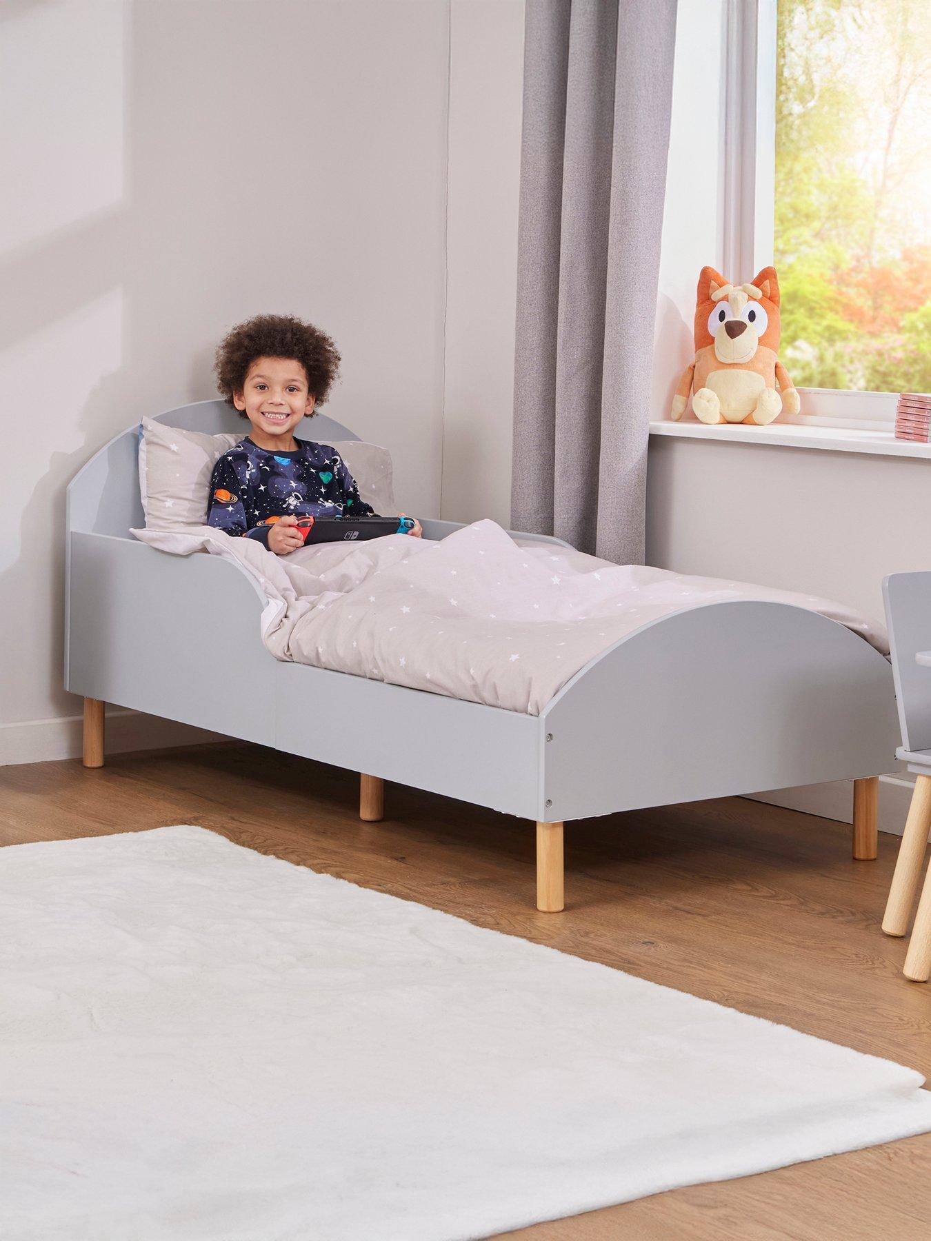 Image 1 of 7 of Liberty House Kids Grey Toddler Bed